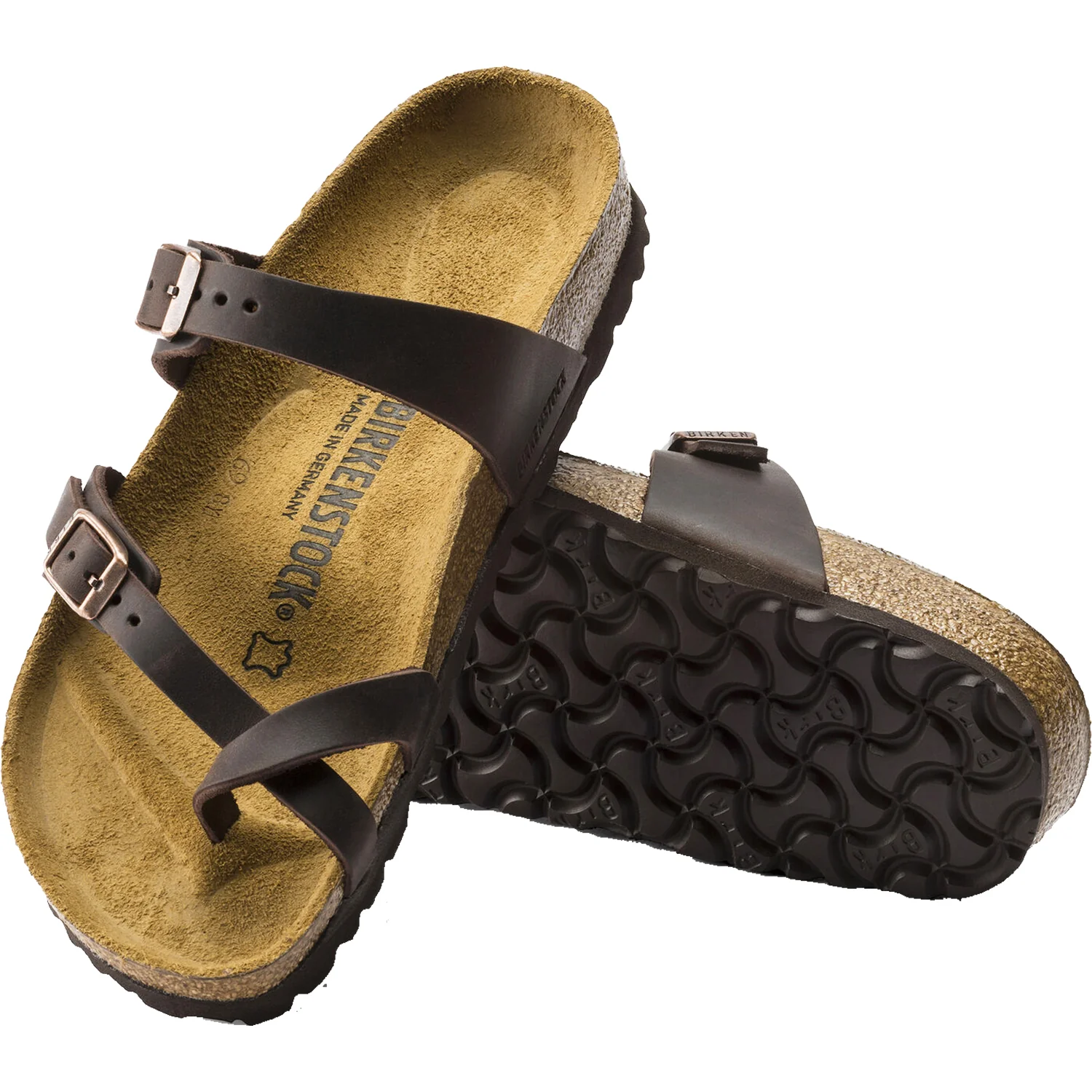 Birkenstock Mayari Women's Thong Sandals Habana Oiled Leather - Image 3