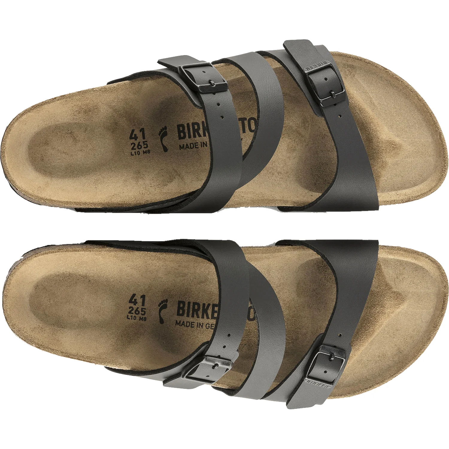 Birkenstock Salina Women's Slides Black Birko Flor - Image 2
