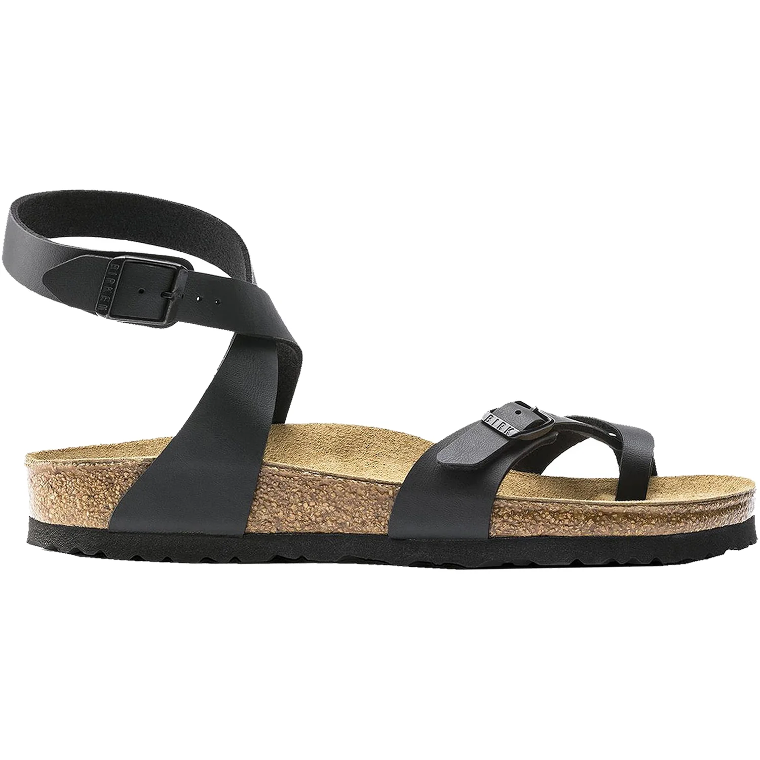 Birkenstock Yara Women's Thong Sandals Black Birko-Flor