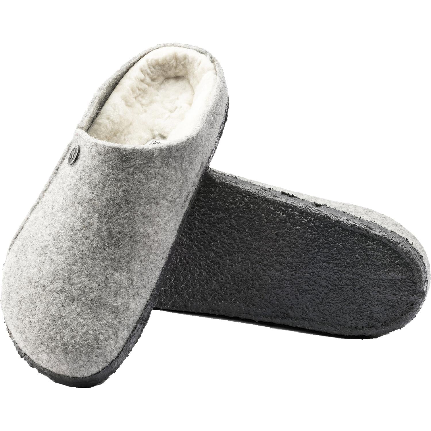 Birkenstock Zermatt Shearling Women's Slippers Light Grey Wool - Image 3