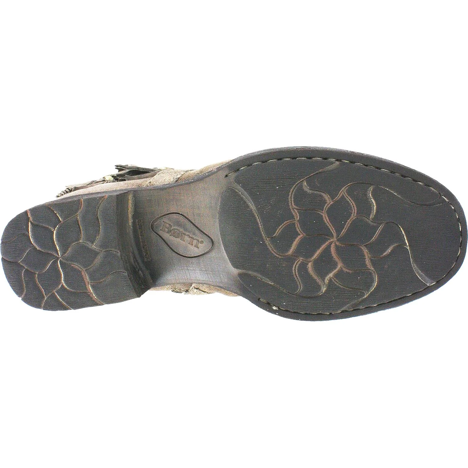 Women's Born Eton Taupe Distressed Suede - Image 4