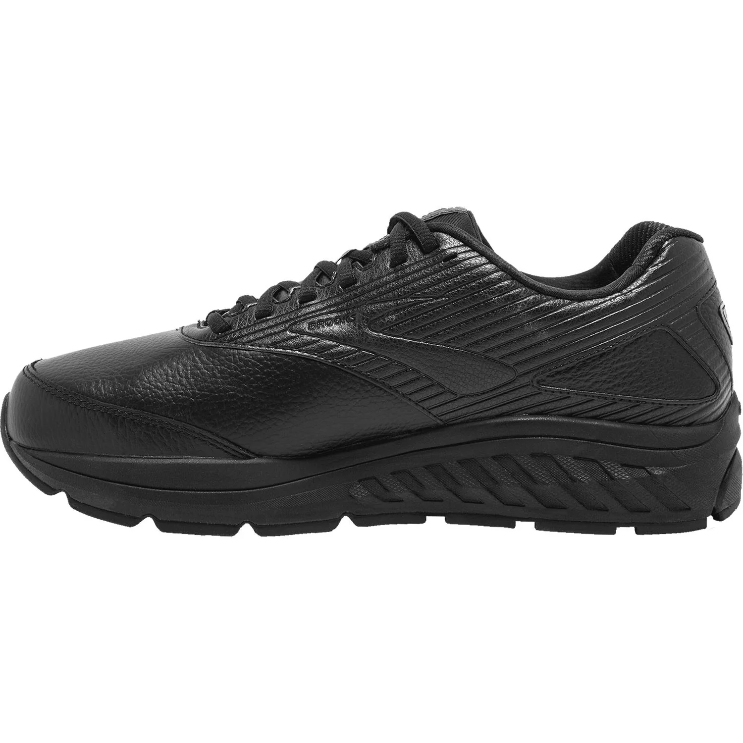 Brooks Addiction Walker 2 Women's Walking Shoes Black/Black Leather - Image 3