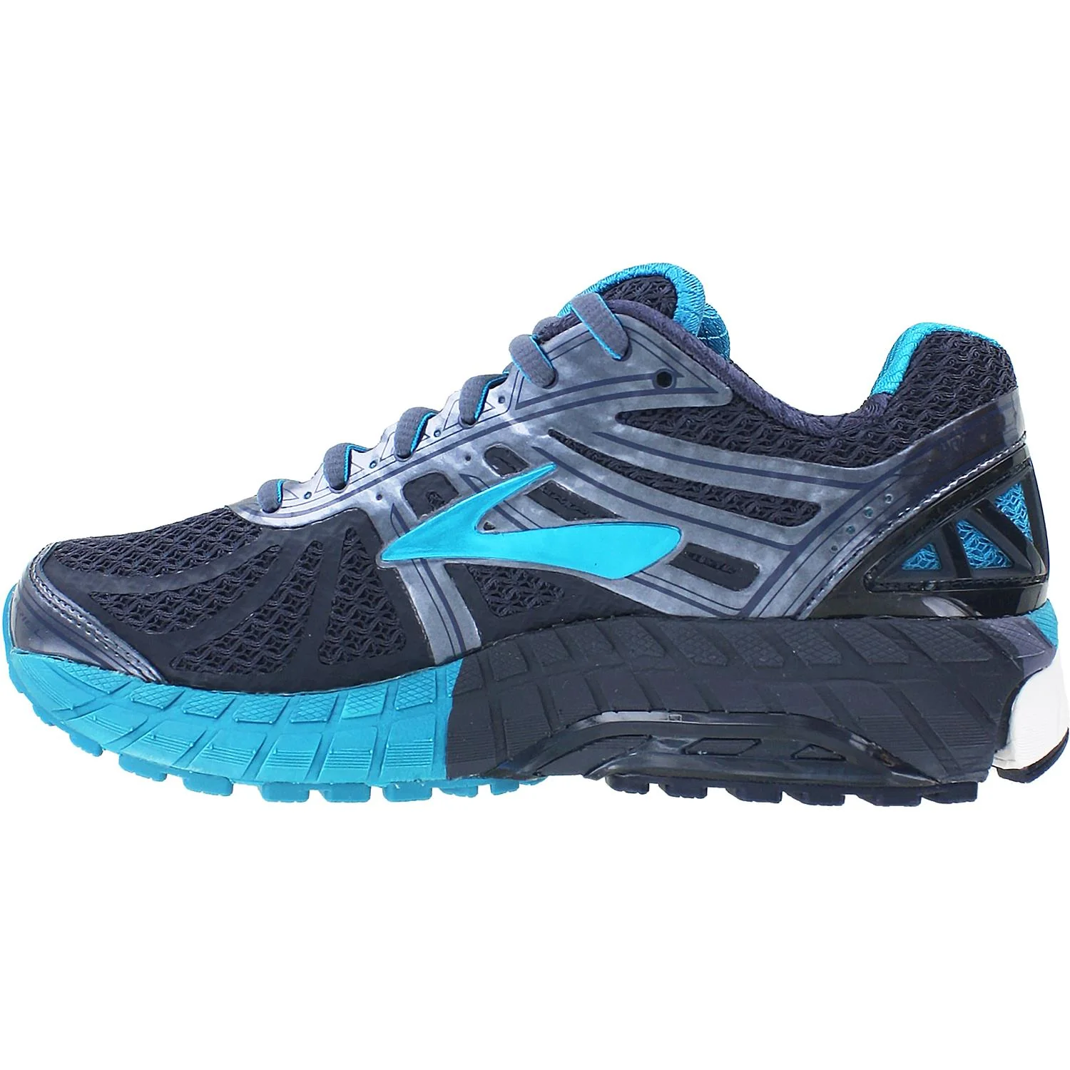 Brooks Ariel 16 (Stability Support) Women's Running Shoes Mood Indigo/Capri Breeze Mesh - Image 3