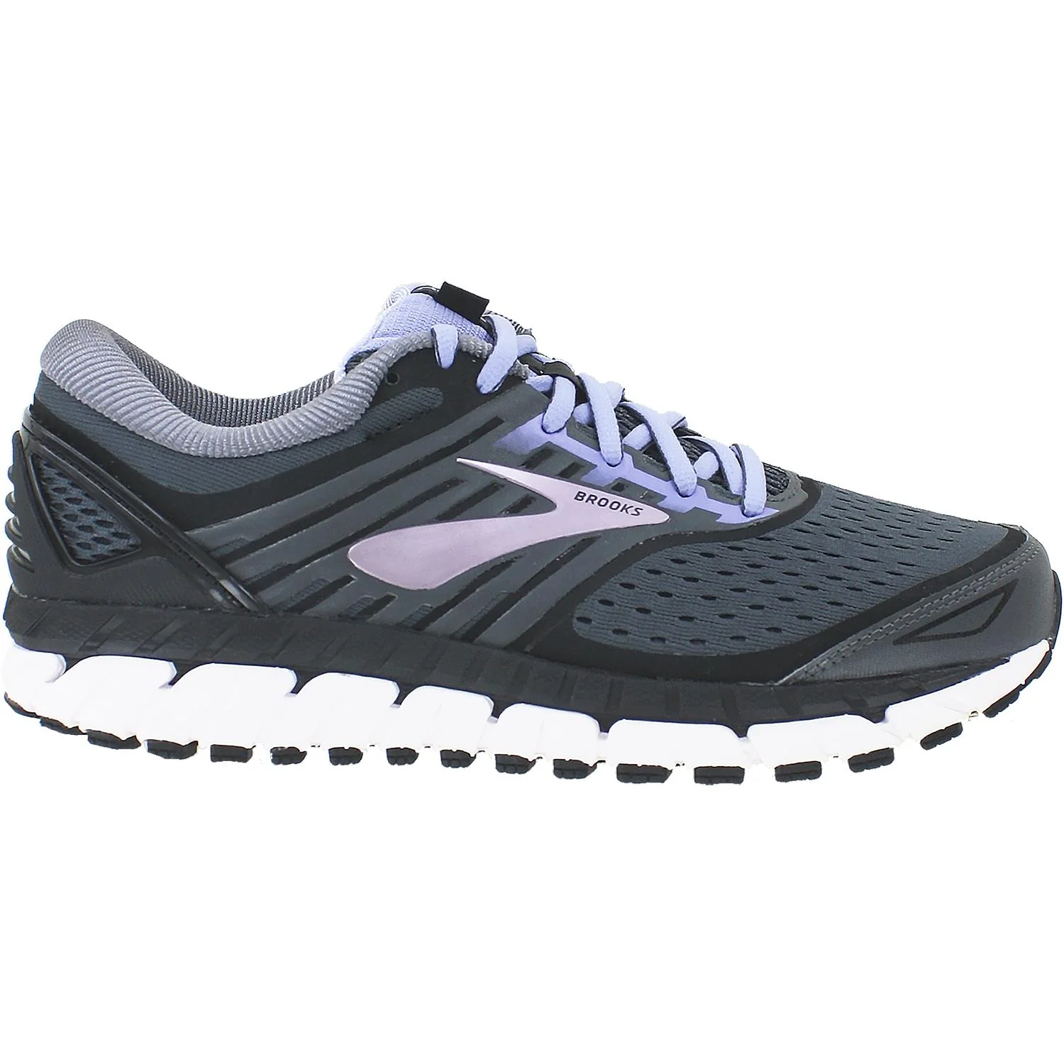 Brooks Ariel 18 Women's Running Shoes Ebony/Black/Thistle Mesh