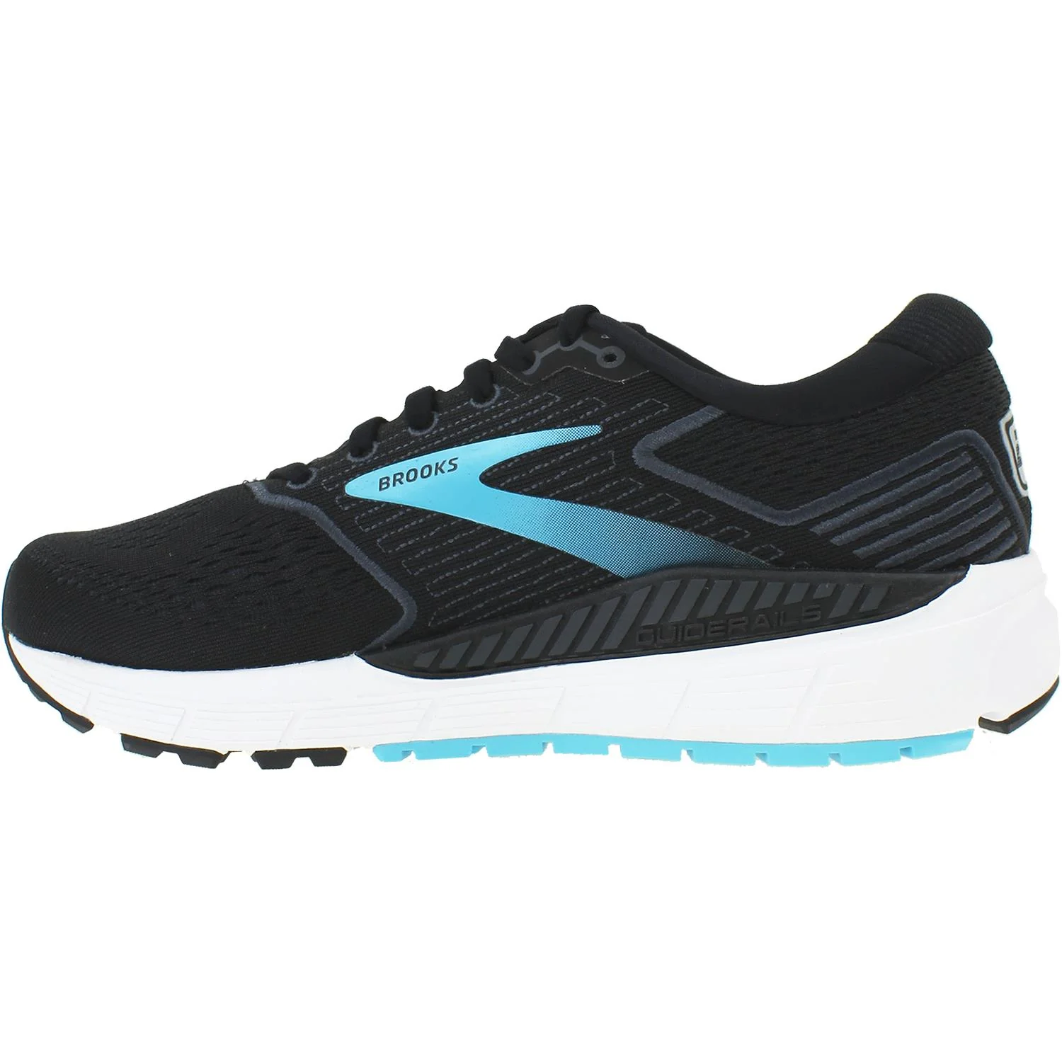 Brooks Ariel 20 Women's Running Shoes Black/Ebony/Blue Mesh - Image 3