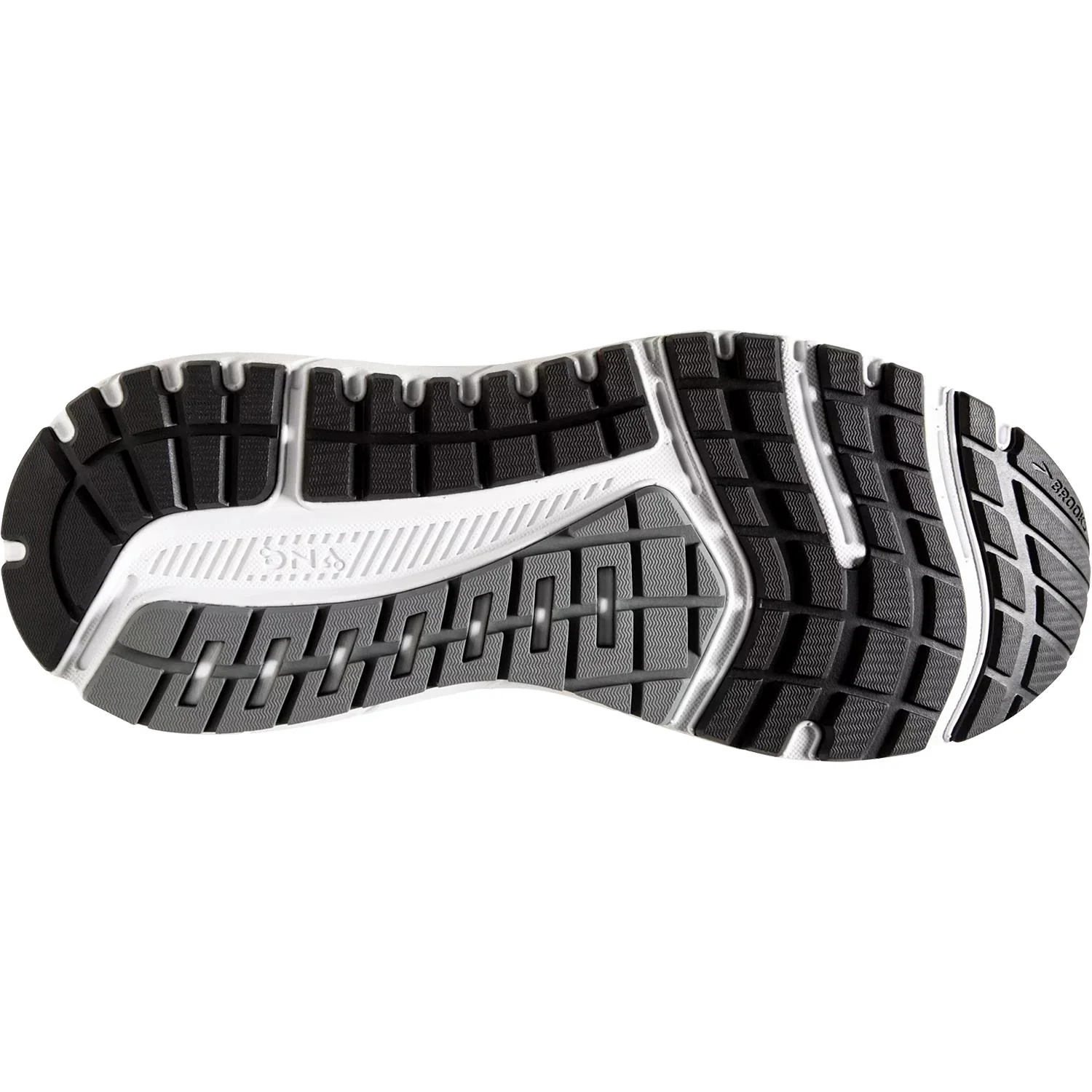 Brooks Beast 20 Men's Running Shoes Black/Ebony/Grey Mesh - Image 4