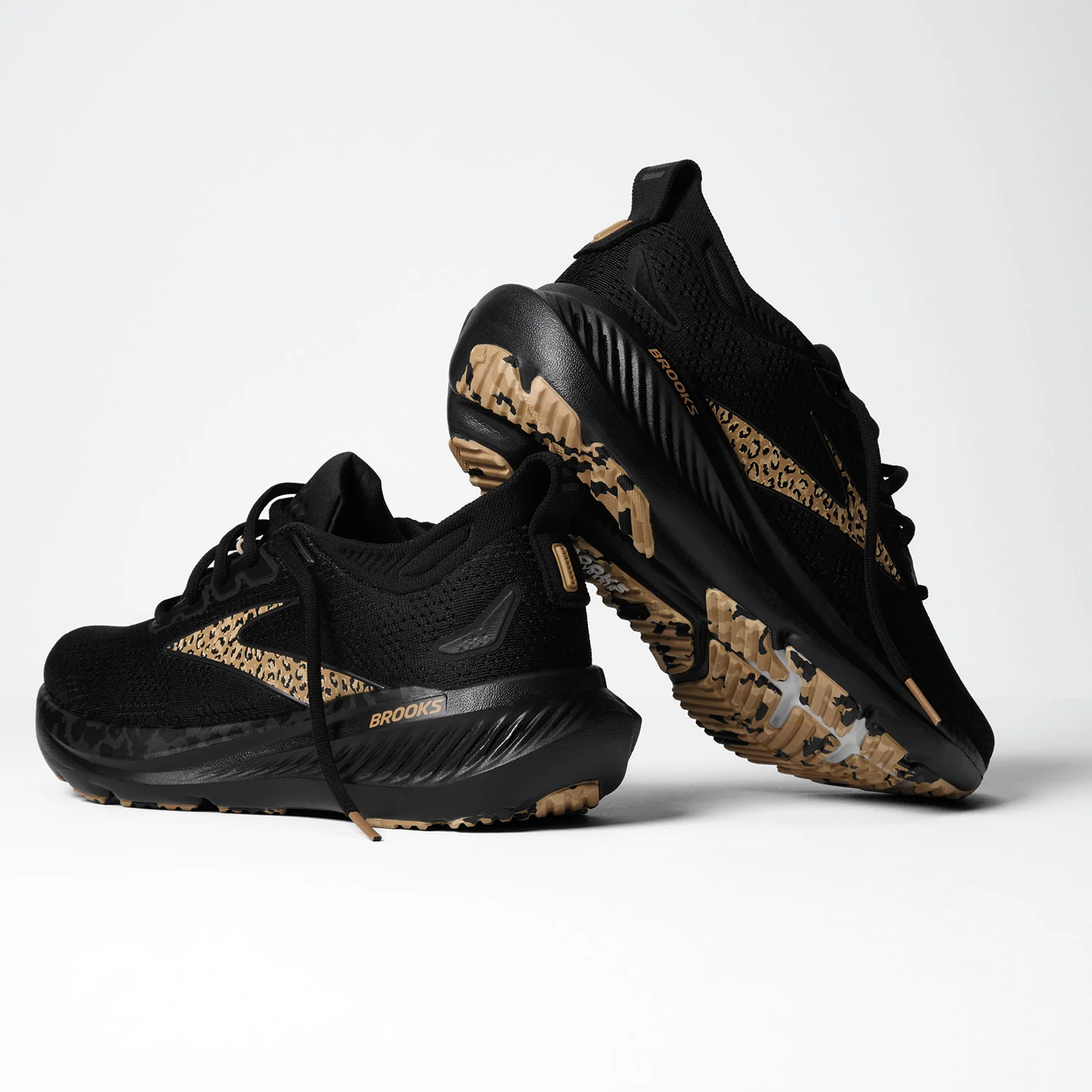 Brooks Glycerin 23 Women's Athletic Shoes Black/Asphalt/Iced Coffee (Neutral Support) - Image 7
