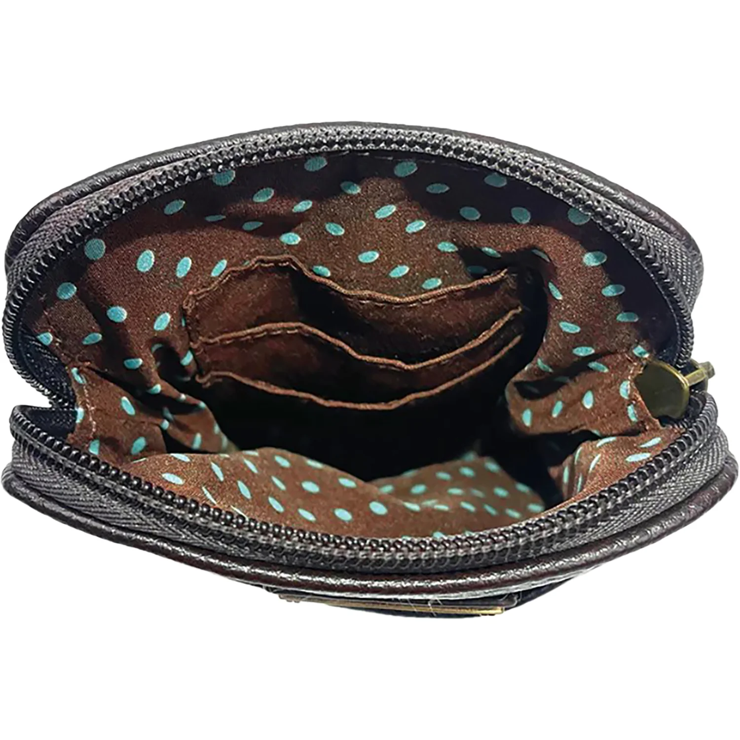 Chala Calla Lily Cellphone Crossbody Handbag Warm Gray - Image 2
