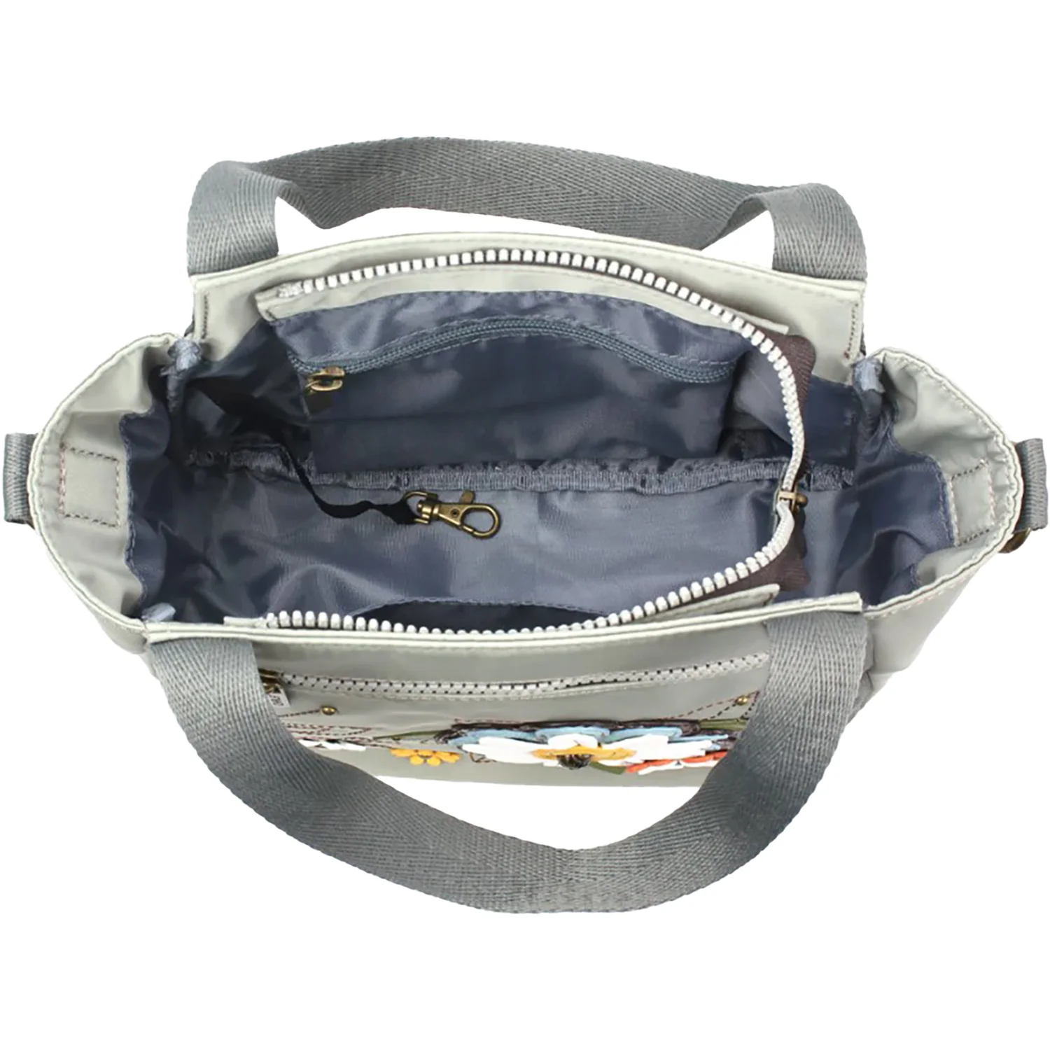 Chala Flower Venture Mini Carryall Handbag Sage - Image 2