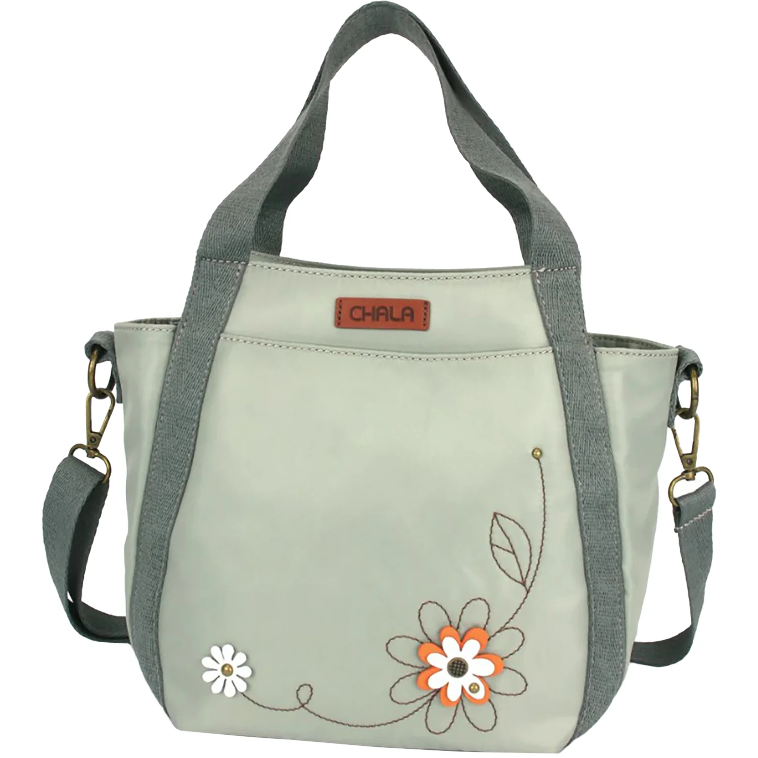 Chala Flower Venture Mini Carryall Handbag Sage - Image 3