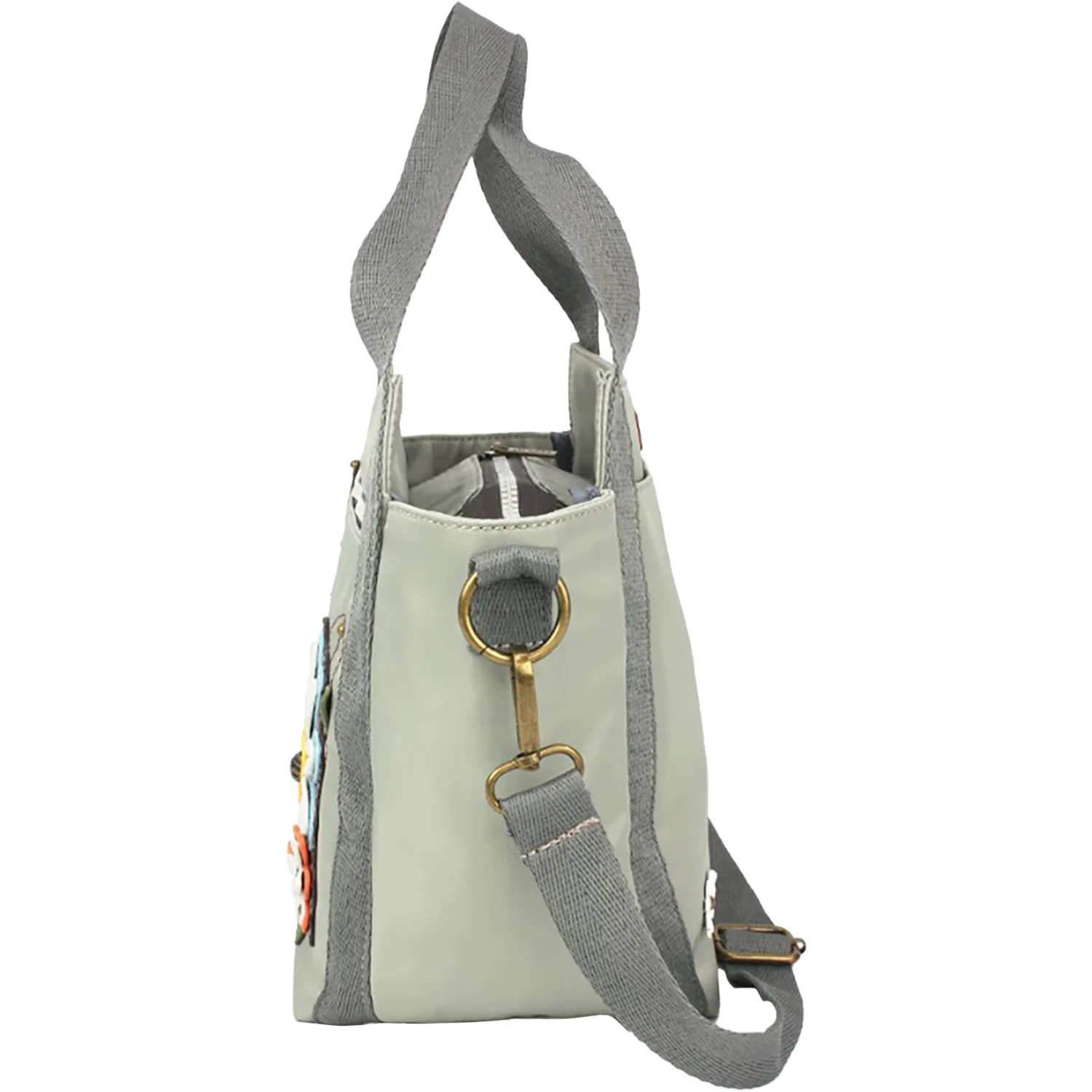 Chala Flower Venture Mini Carryall Handbag Sage - Image 4