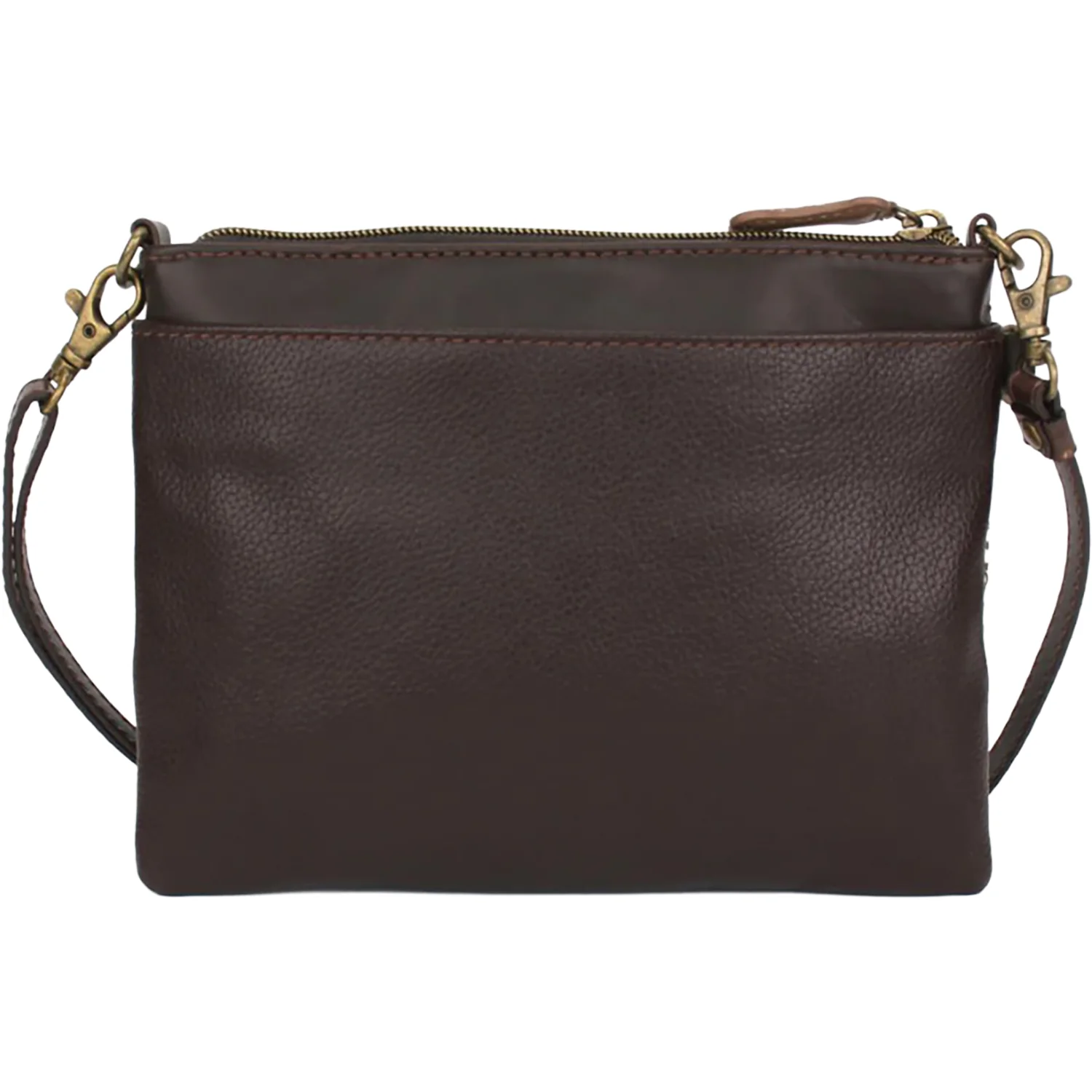 Chala Golden Cocker Mini Crossbody Handbag Brown Stripe - Image 3