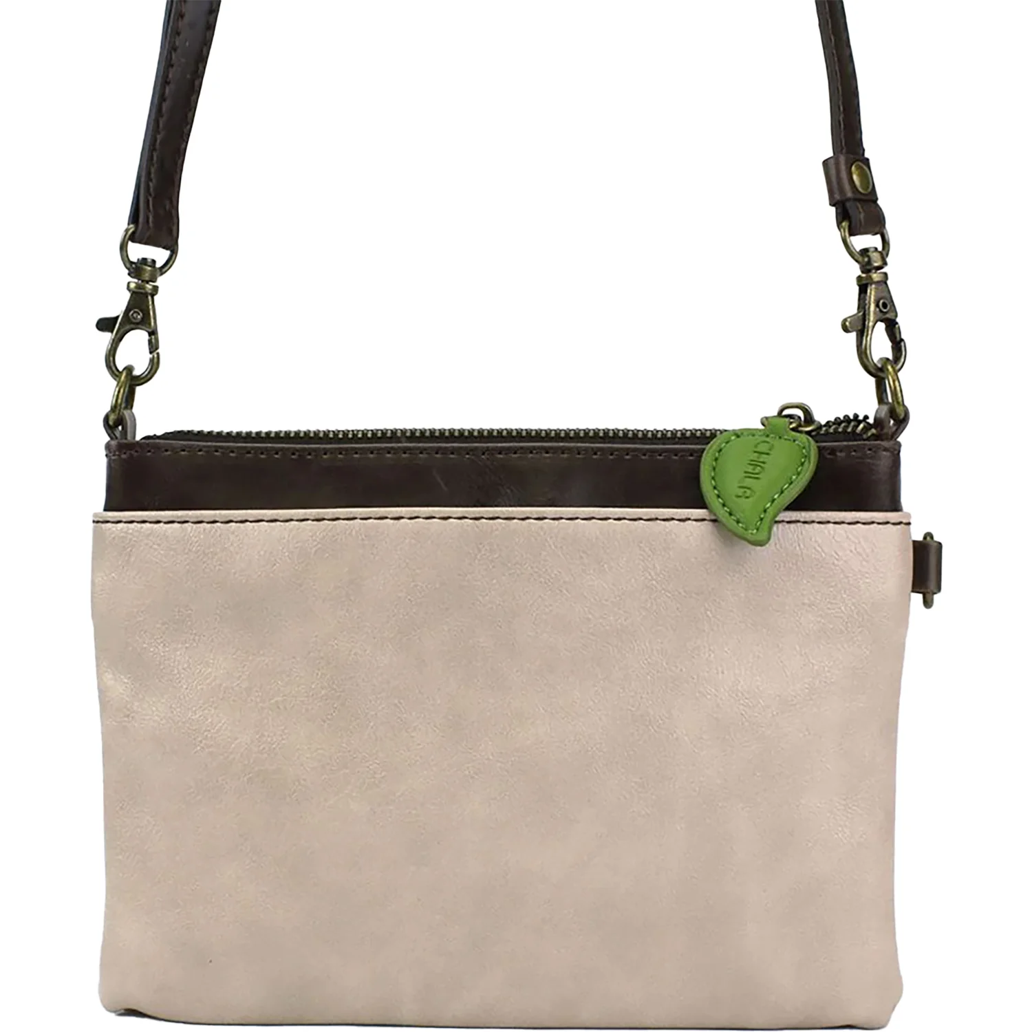 Chala Handbags Daisy Flower Mini Crossbody Handbag Ivory - Image 4