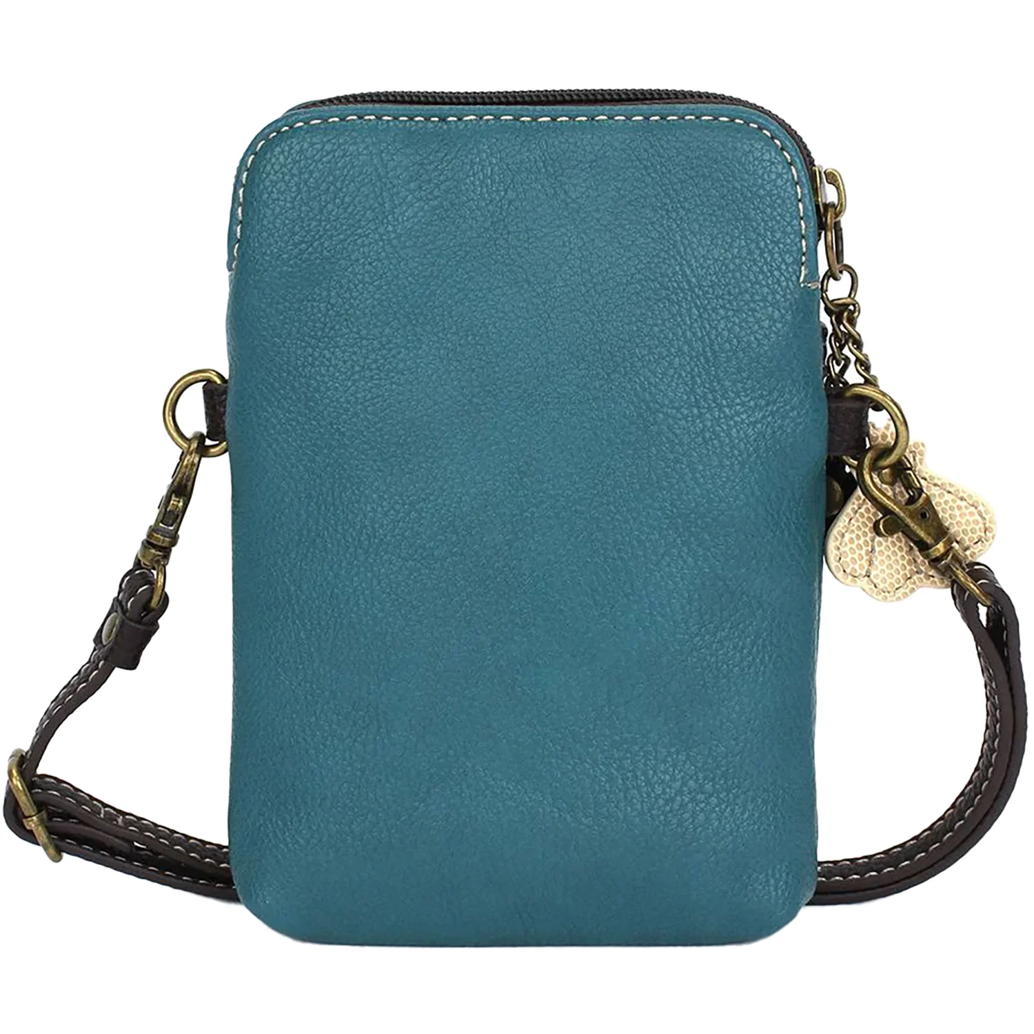 Chala Handbags Otter Cellphone Crossbody Handbag Turquoise - Image 4