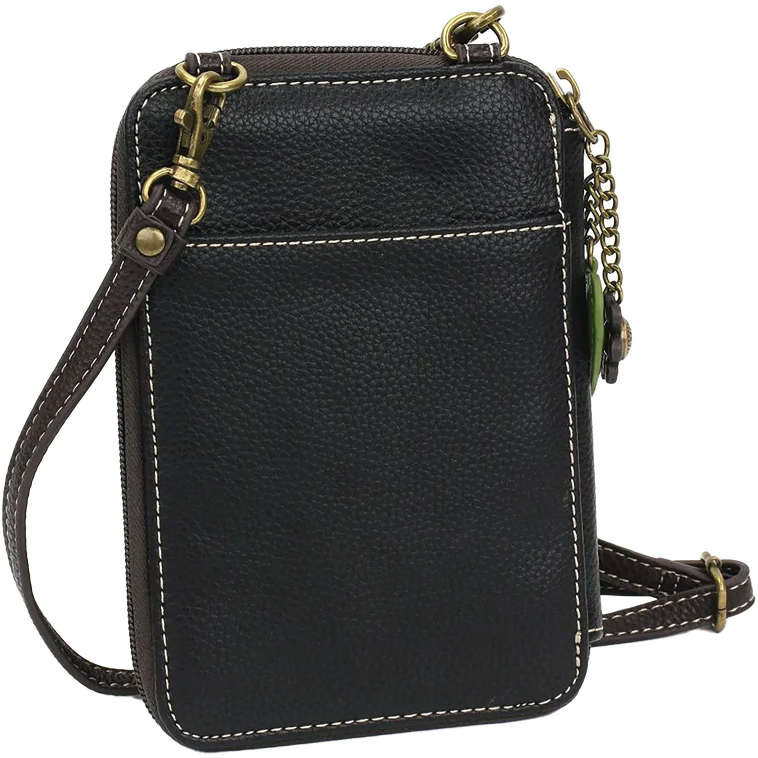 Chala Handbags Sunflower Wallet Crossbody Handbag Black - Image 4