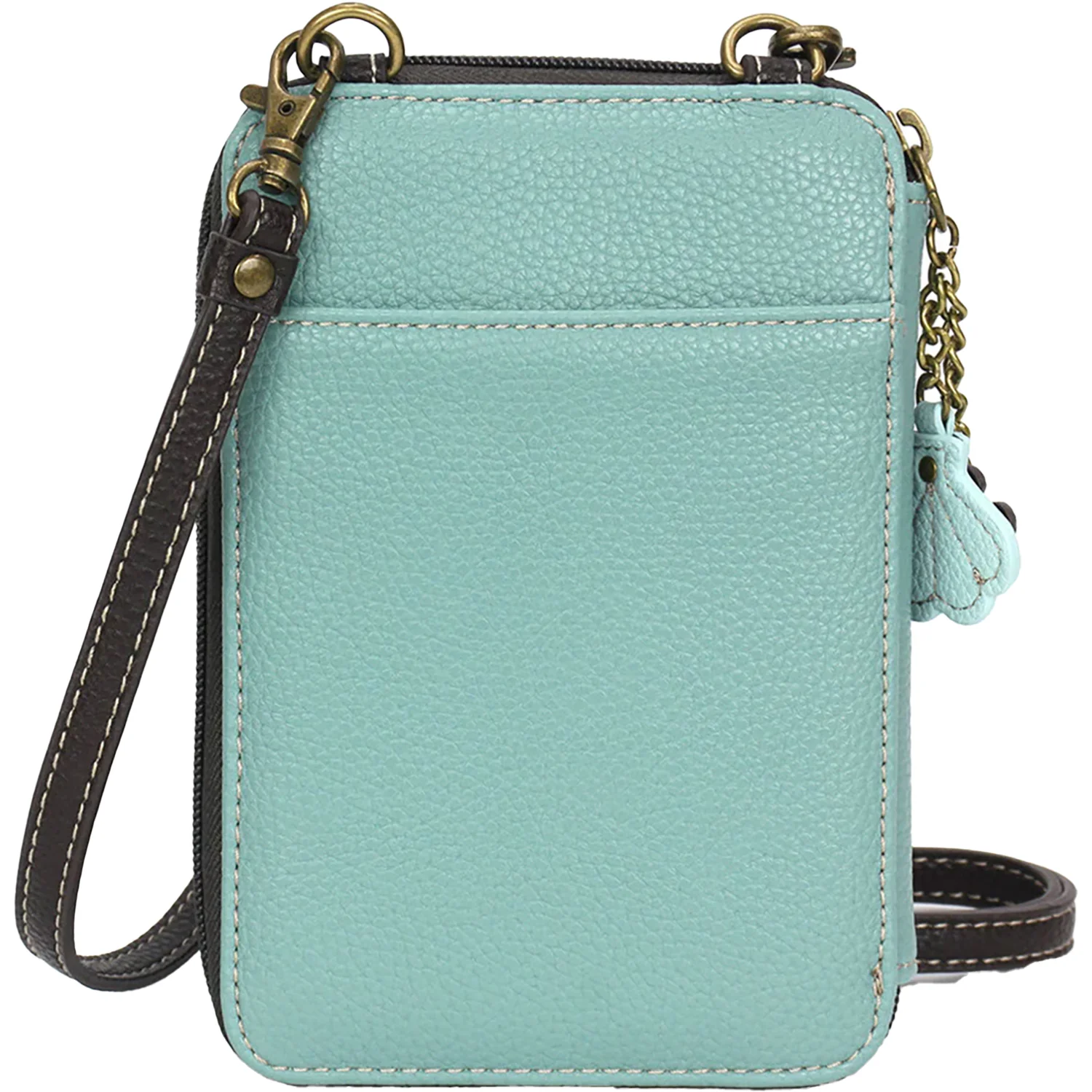 Chala Handbags Turtle Wallet Crossbody Handbag Blue - Image 4