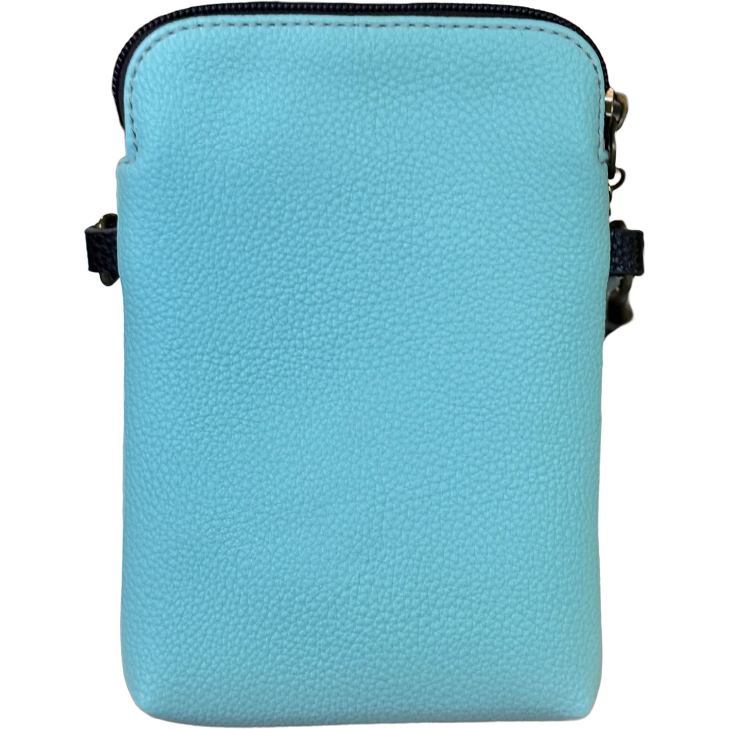 Chala Hydrangea Cellphone Crossbody Handbag Blue - Image 3