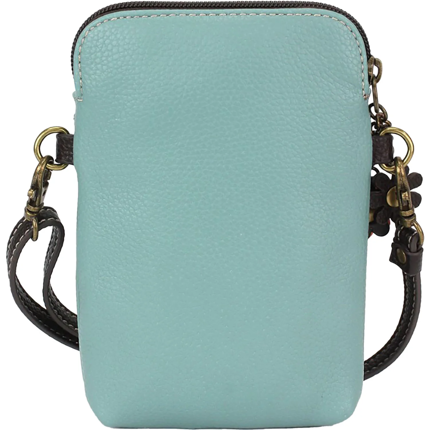 Chala Monarch Butterfly Cell Phone Crossbody Handbag Blue - Image 3