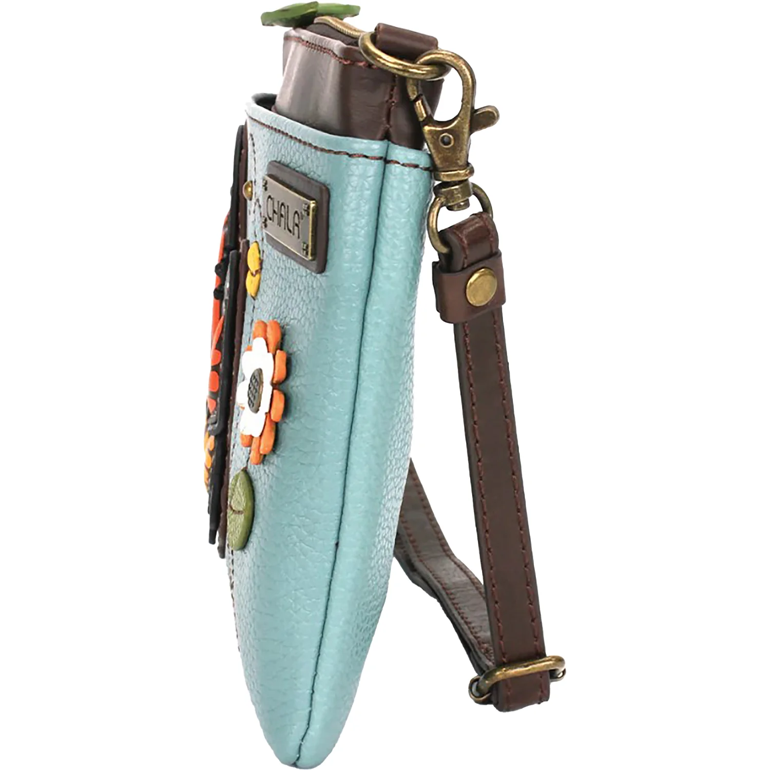 Chala Monarch Butterfly Mini Crossbody Handbag Blue - Image 4