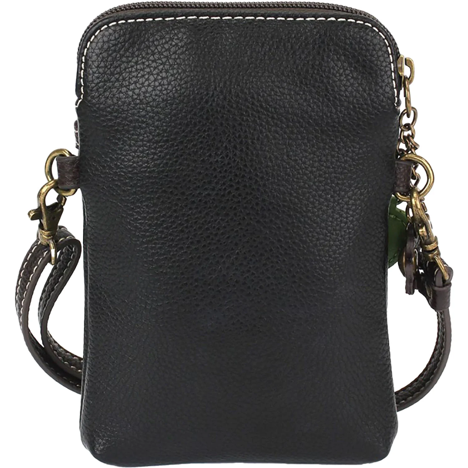 Chala Sunflower Cell Phone Crossbody Handbag Black - Image 3