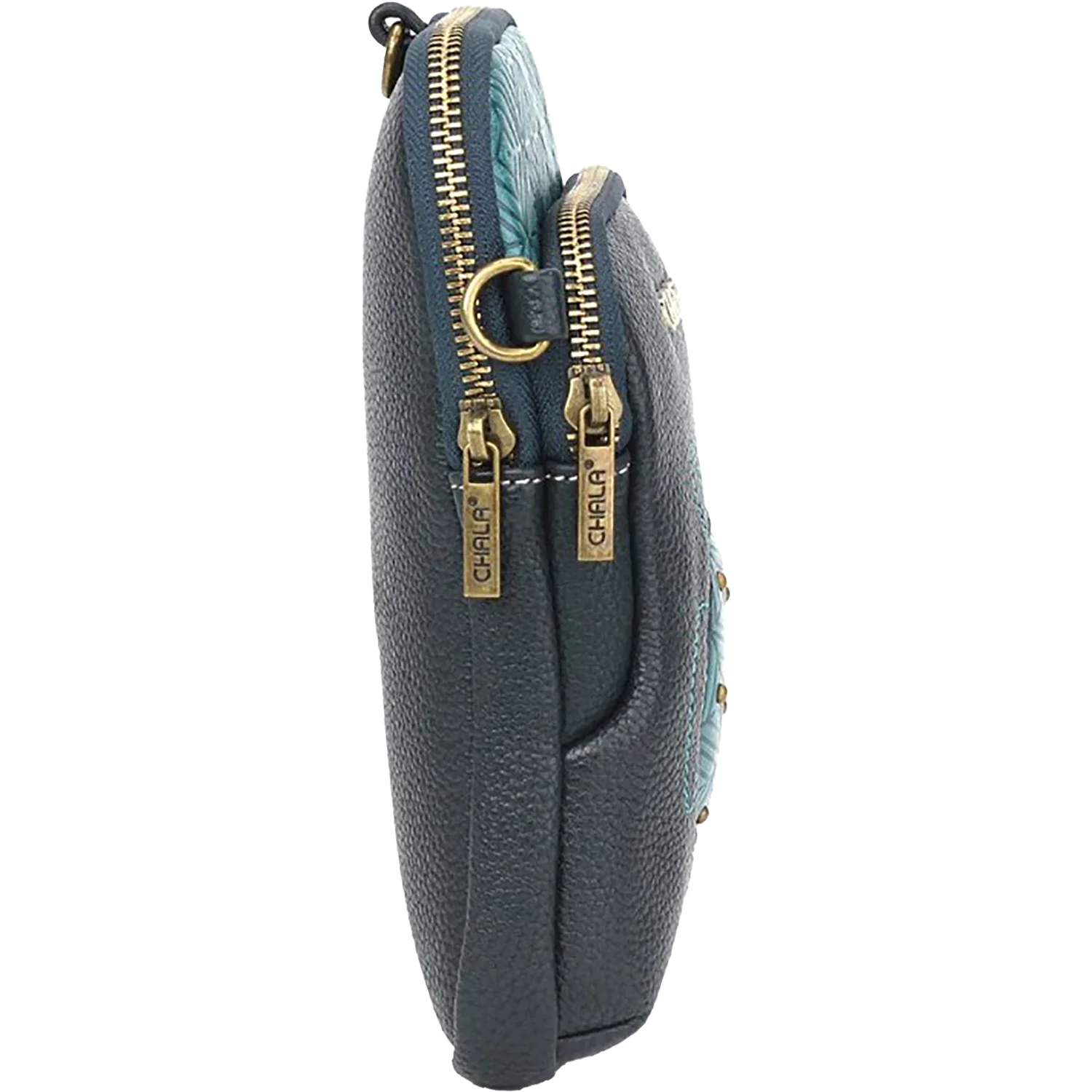 Chala Turtle Uni Cell Phone Crossbody Handbag Turquoise - Image 6