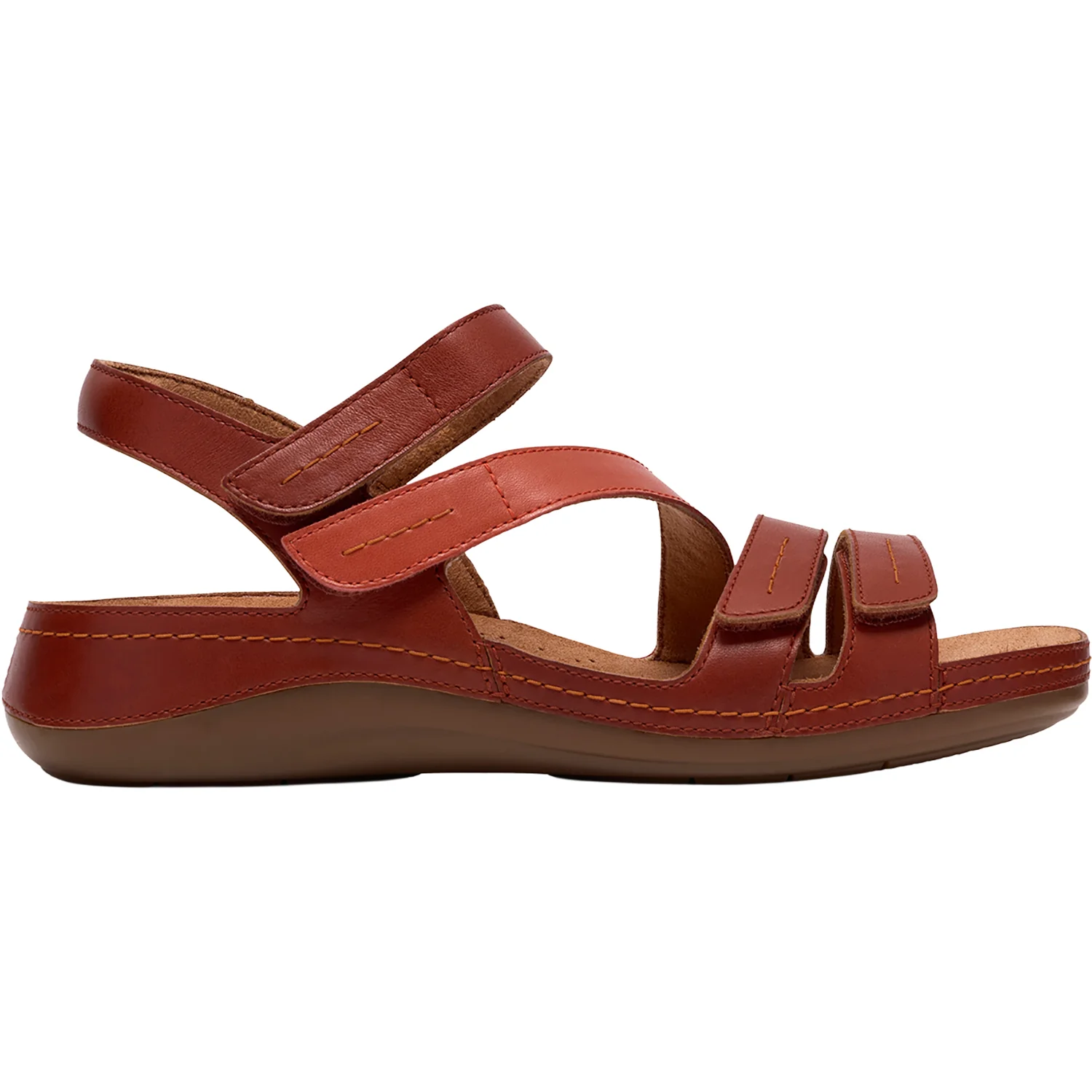 Clarks Cecily Mix Women's Shoes Burnt Orange Combi