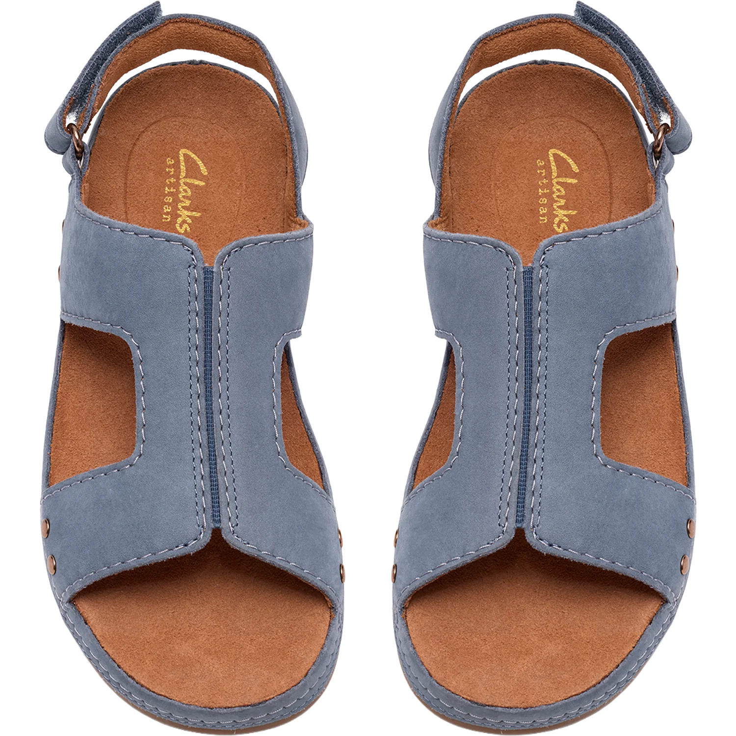 Clarks Cecily Sun Women's Sandals Denim Blue Nubuck - Image 2