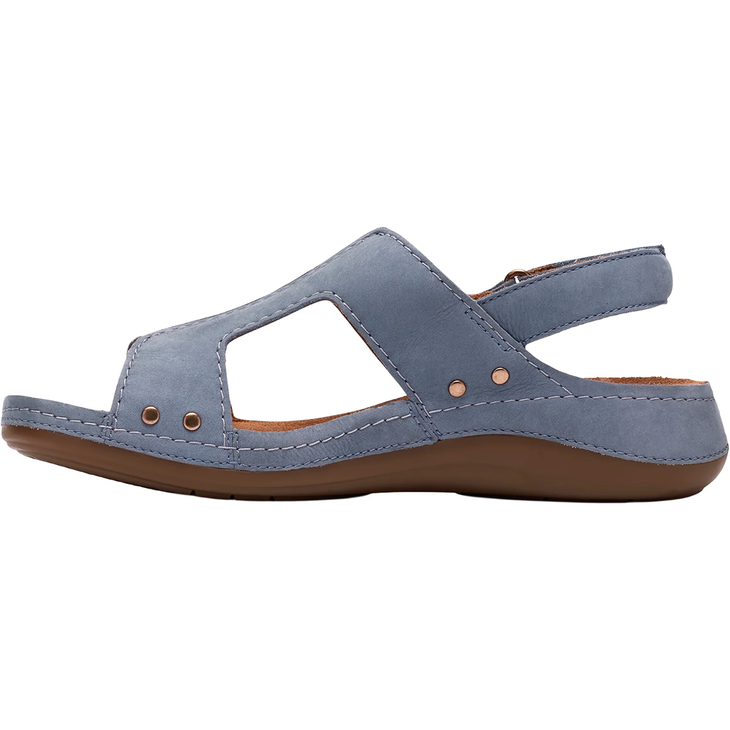 Clarks Cecily Sun Women's Sandals Denim Blue Nubuck - Image 3