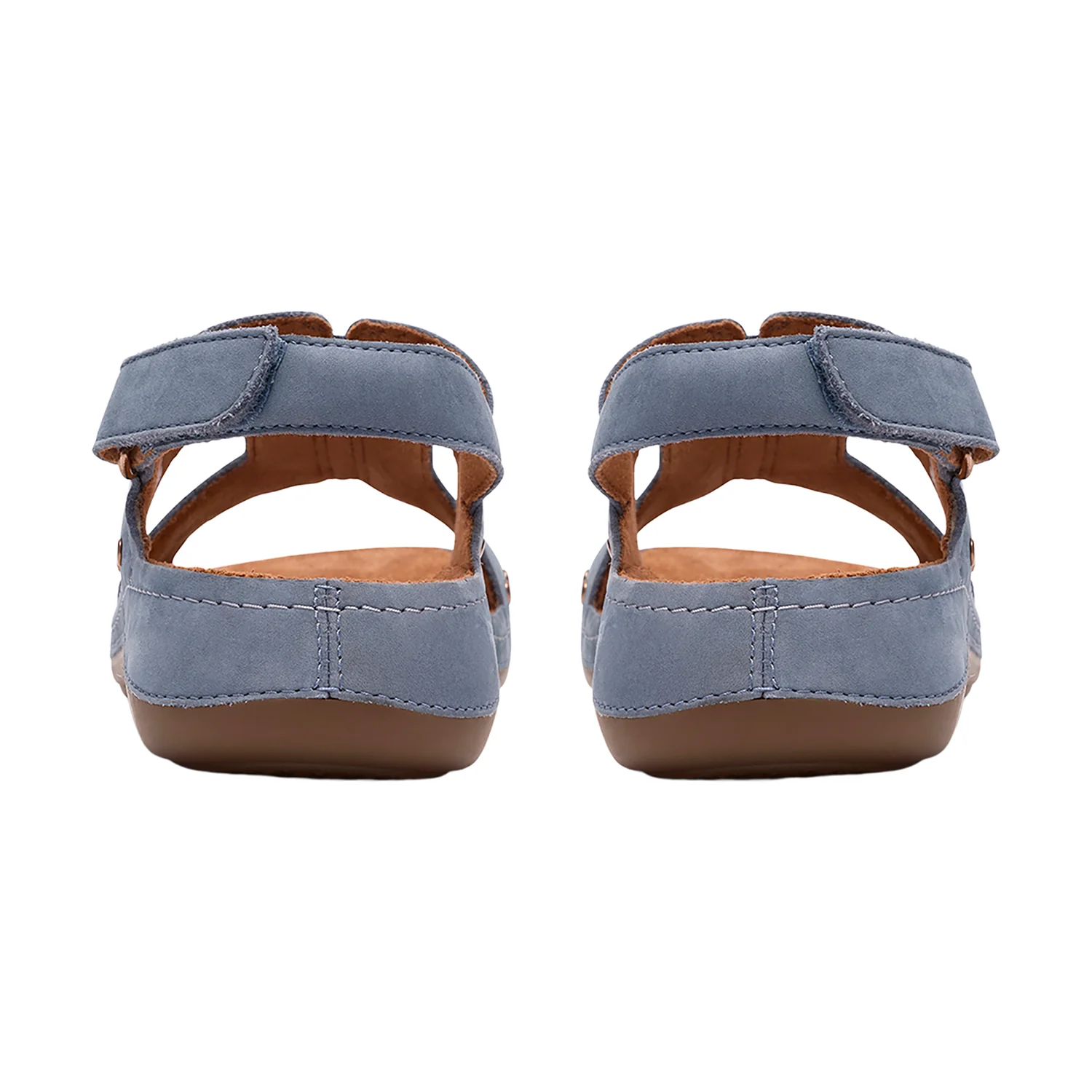 Clarks Cecily Sun Women's Sandals Denim Blue Nubuck - Image 6