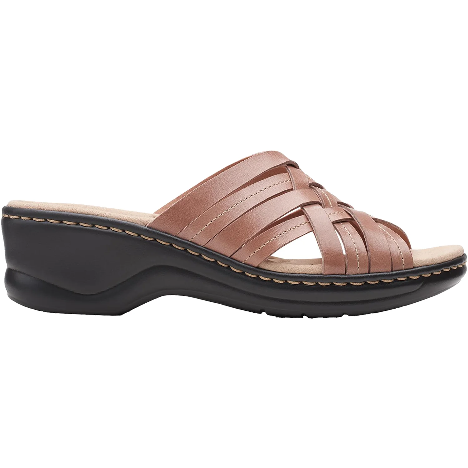 Clarks Lexi Selina Women's Platform Sandals Dusty Pink Leather