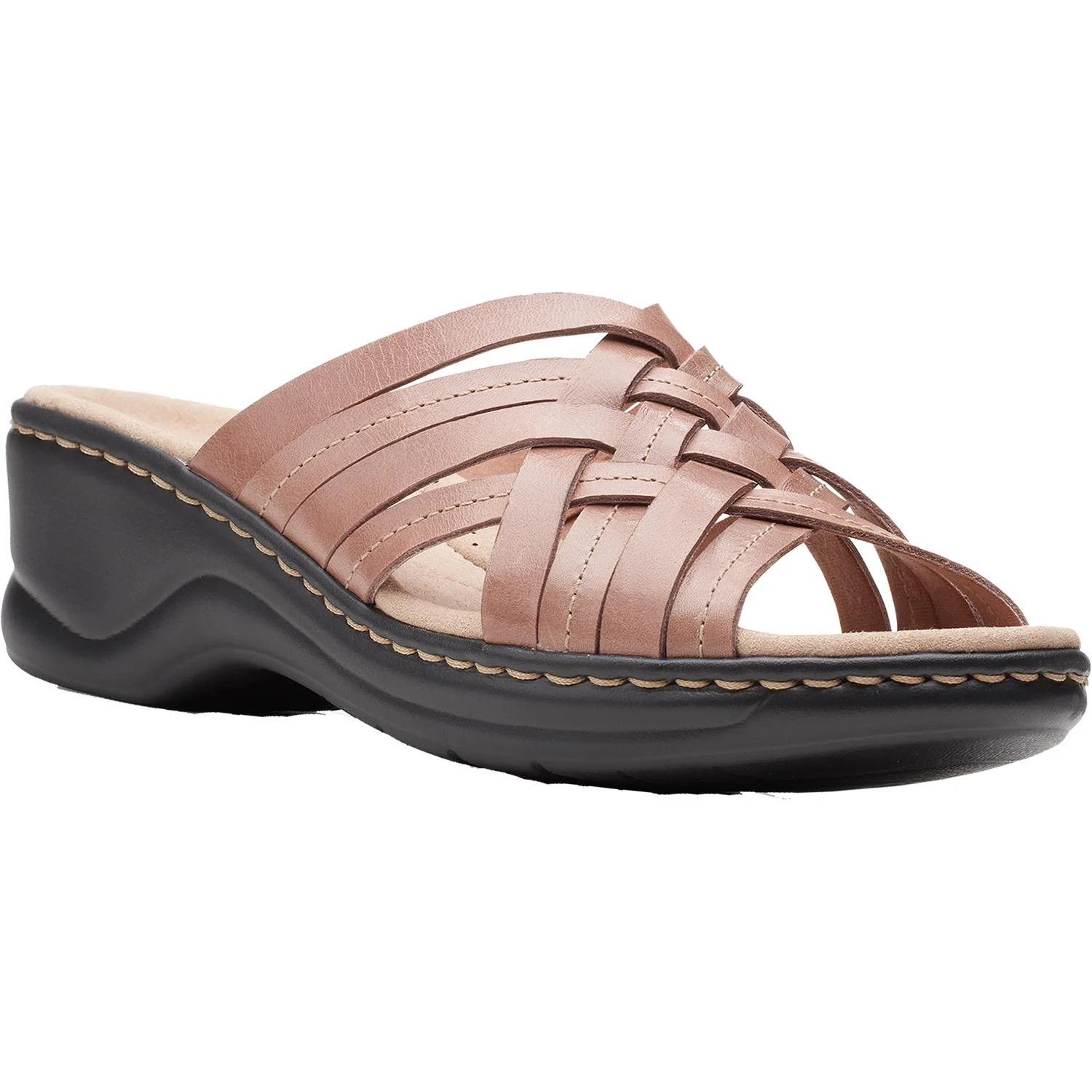 Clarks Lexi Selina Women's Platform Sandals Dusty Pink Leather - Image 2