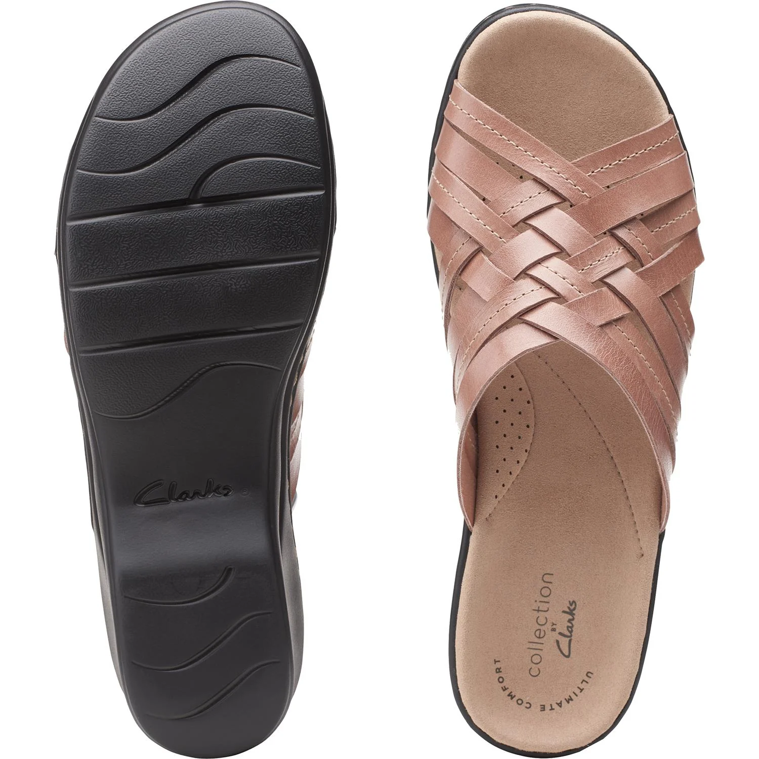 Clarks Lexi Selina Women's Platform Sandals Dusty Pink Leather - Image 4