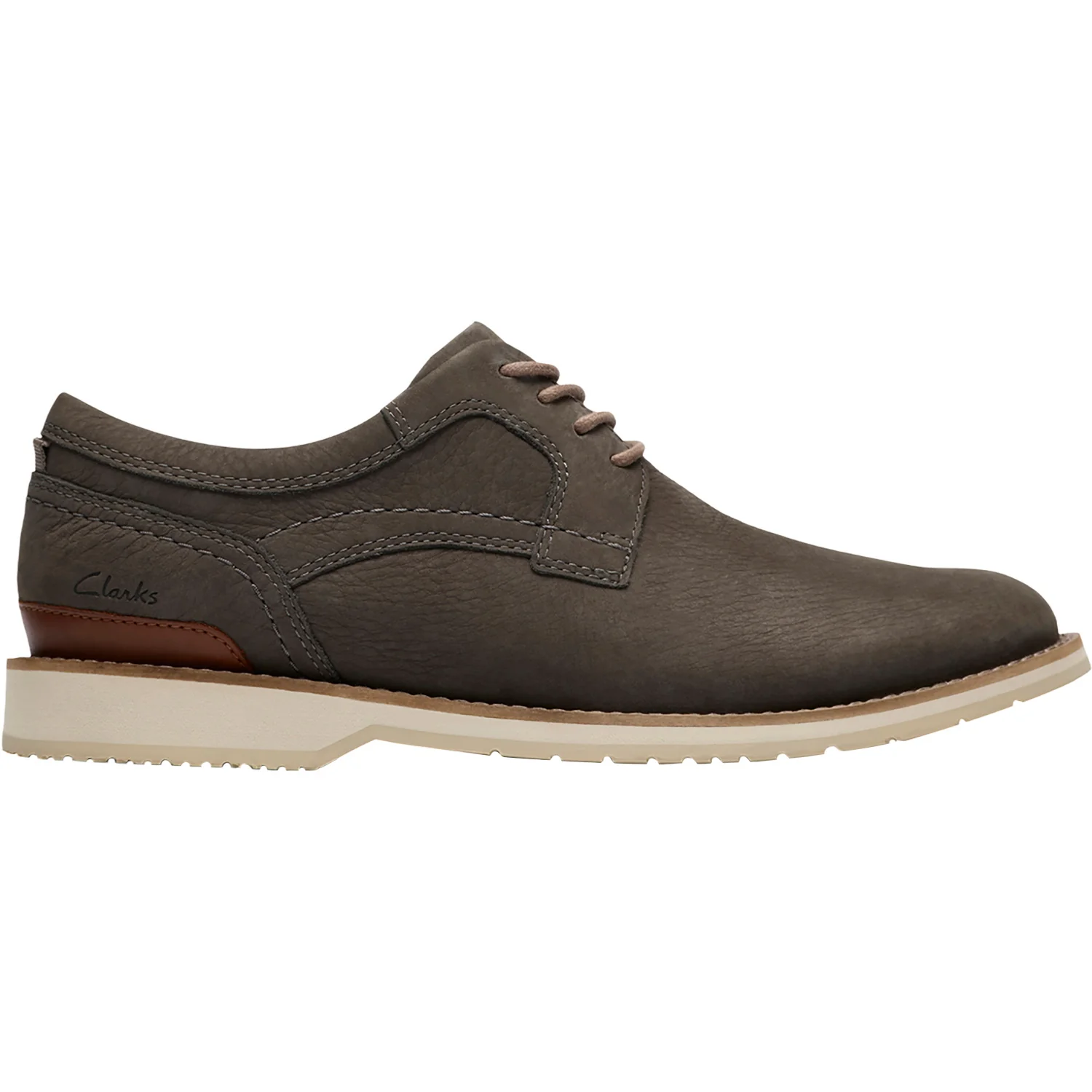 Clarks Monahan Plain Men's Dress Shoes Stone Nubuck
