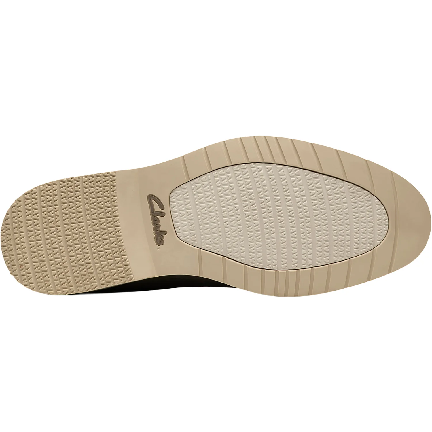 Clarks Monahan Plain Men's Dress Shoes Stone Nubuck - Image 4