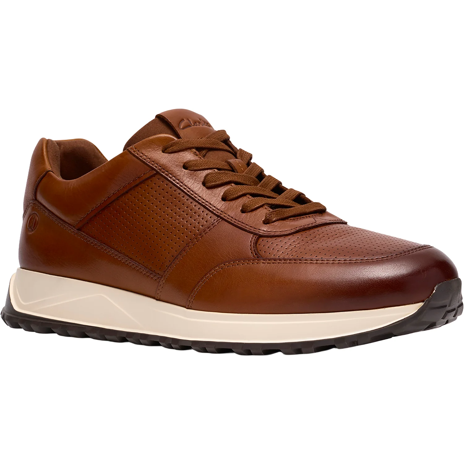 Clarks Radwell Tie Men's Casual Shoes Tan Leather - Image 5
