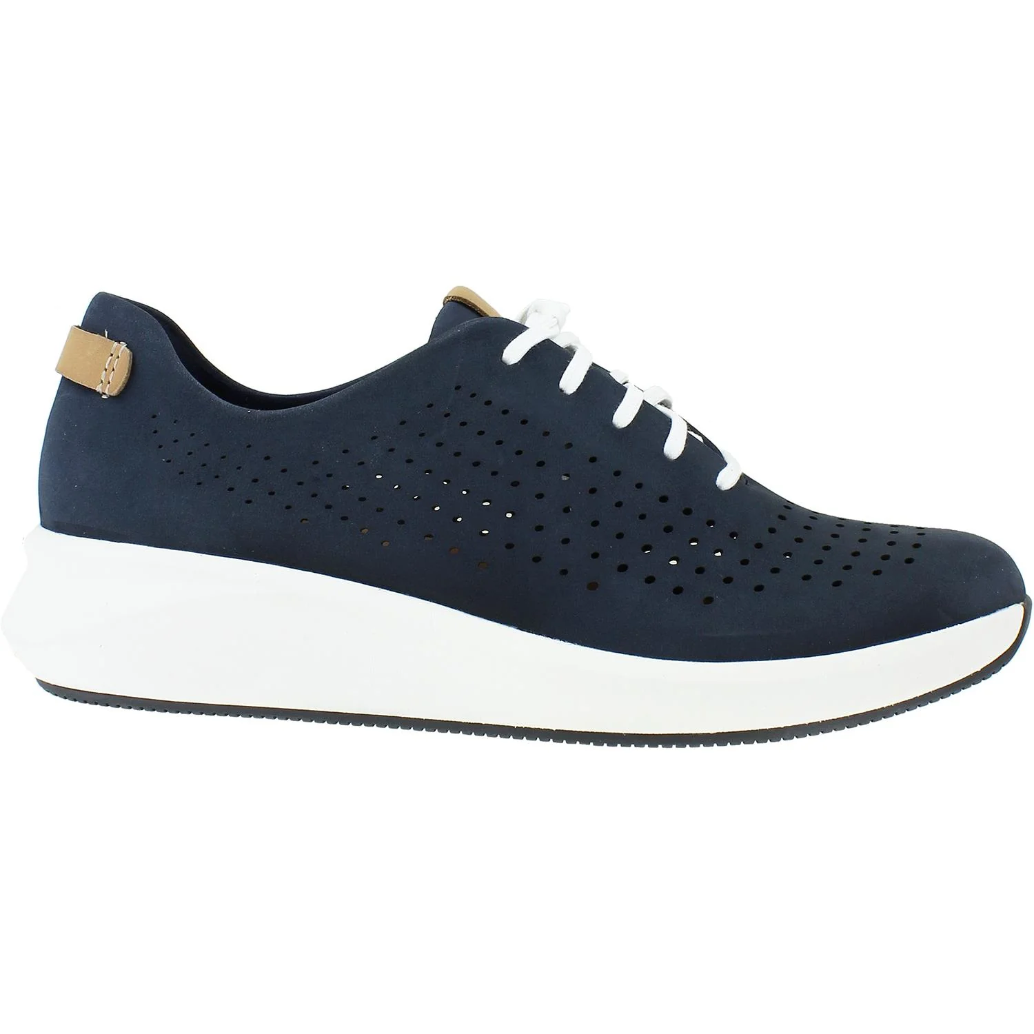 Clarks Un Rio Tie Women's Shoes Navy Nubuck