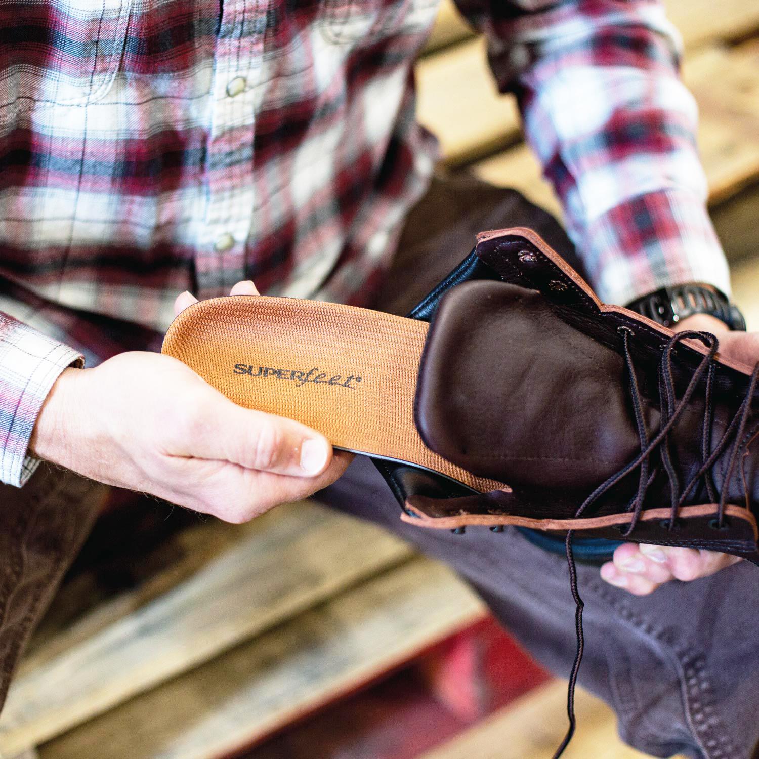 Superfeet All-Purpose Memory Foam Support Insoles Unisex Pain Relief Insoles Copper - Image 5