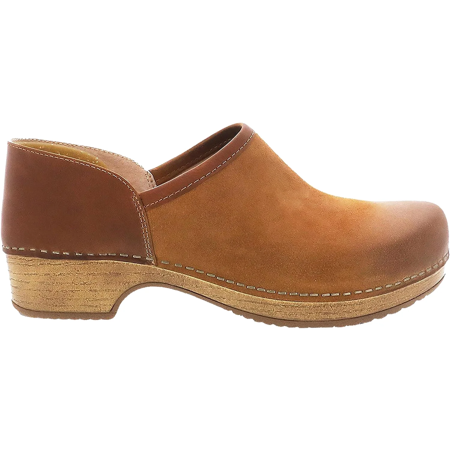 Dansko Brenna Women's Clogs Tan Burnished Suede
