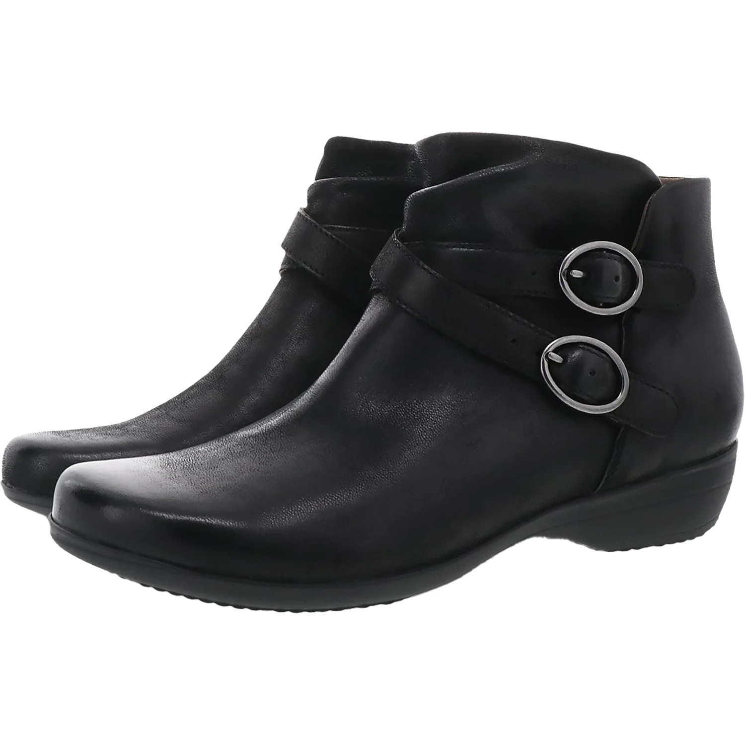 Dansko Faithe Women's Ankle Boots Black Burnished Nubuck - Image 3