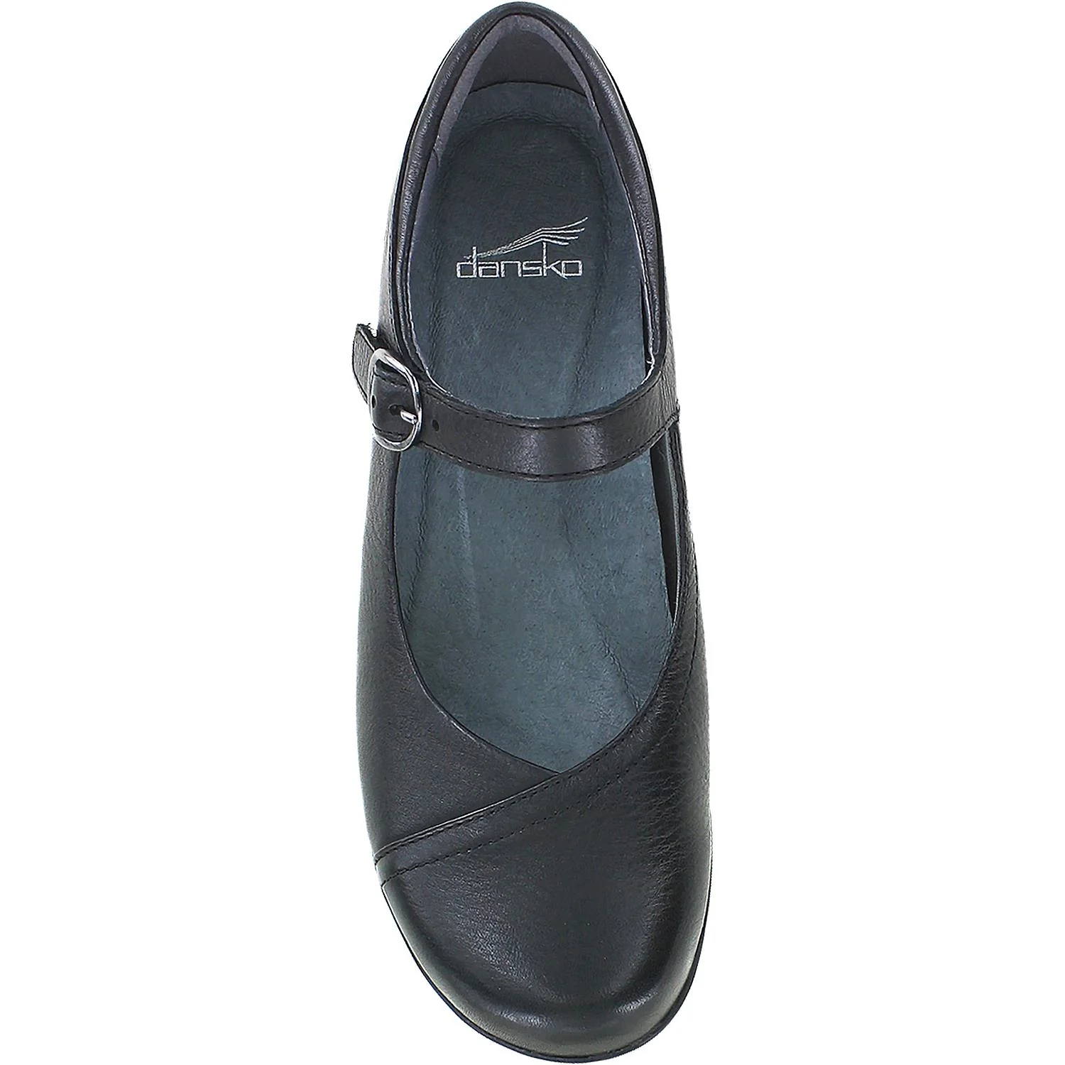 Dansko Fawna Women's Mary Janes Black Milled Nappa Leather - Image 2