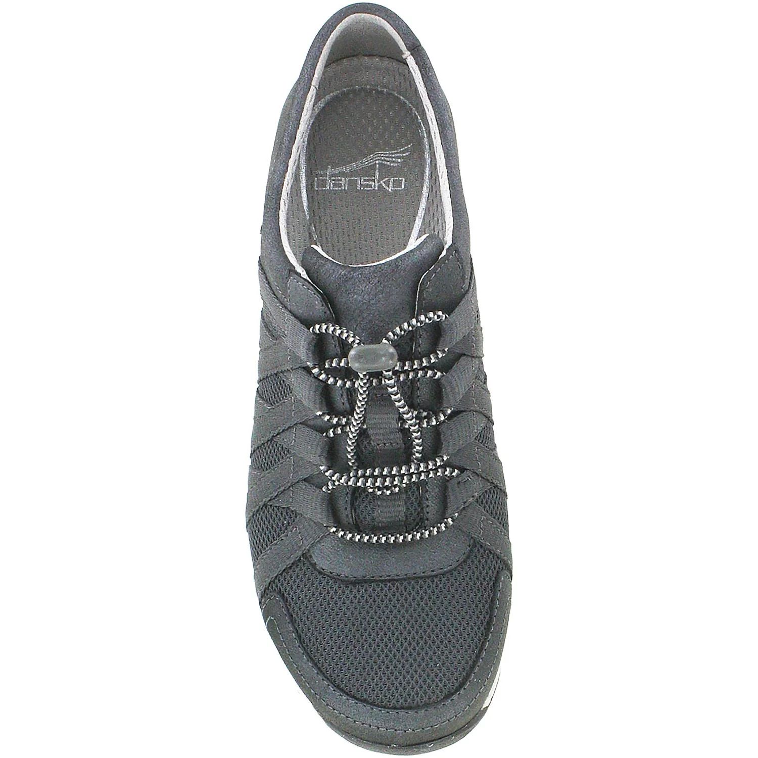 Dansko Honor Women's Shoes Charcoal/Metallic Suede - Image 2