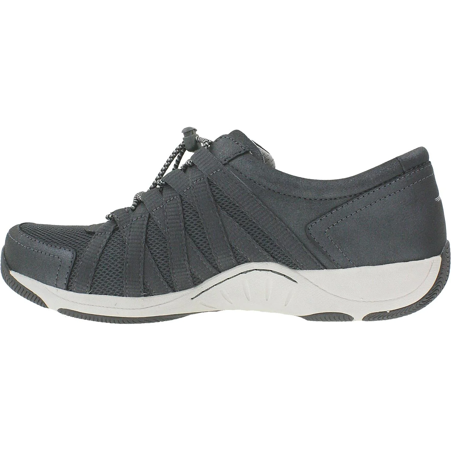 Dansko Honor Women's Shoes Charcoal/Metallic Suede - Image 3
