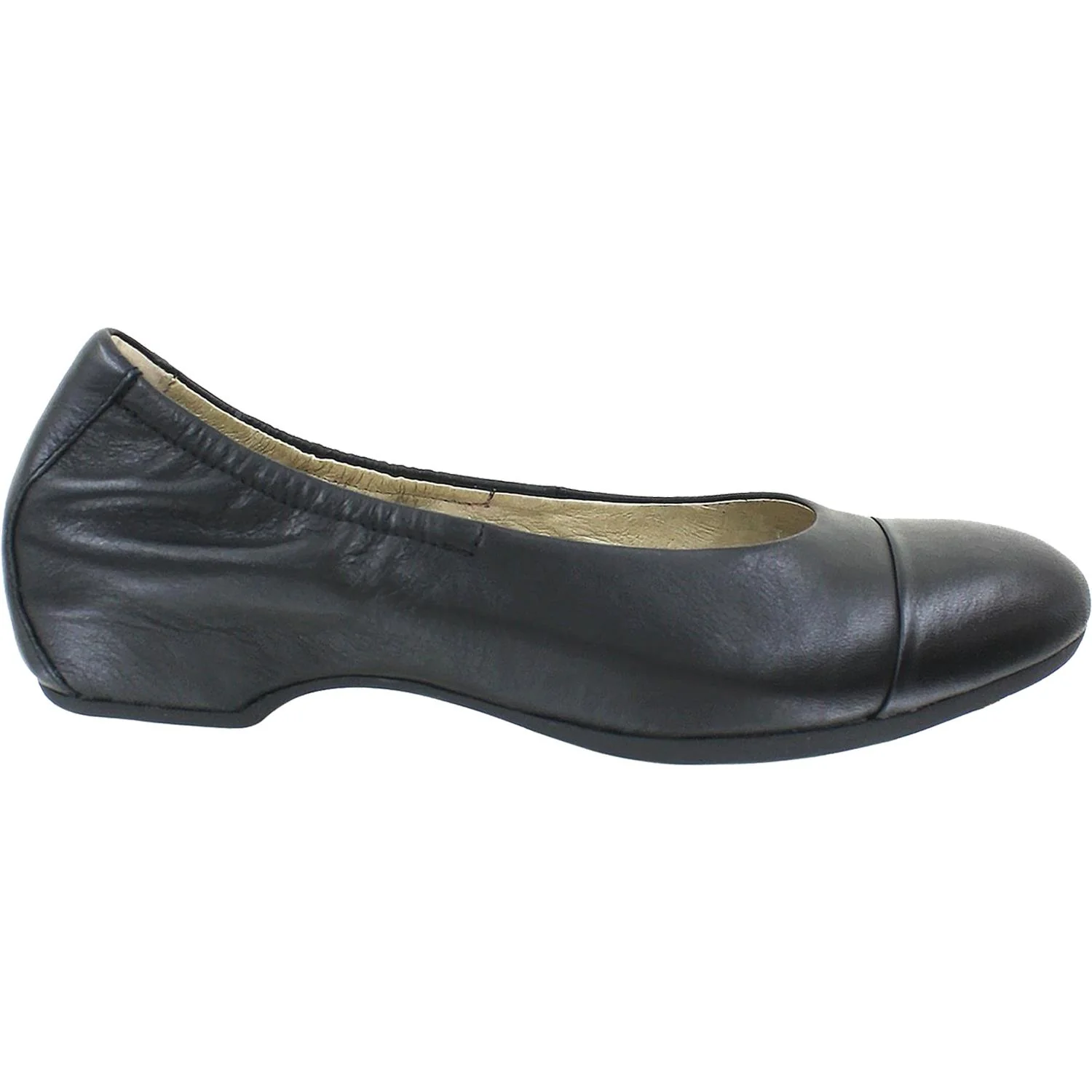 Dansko Lisanne Women's Ballerina Flats Black Milled Nappa Leather