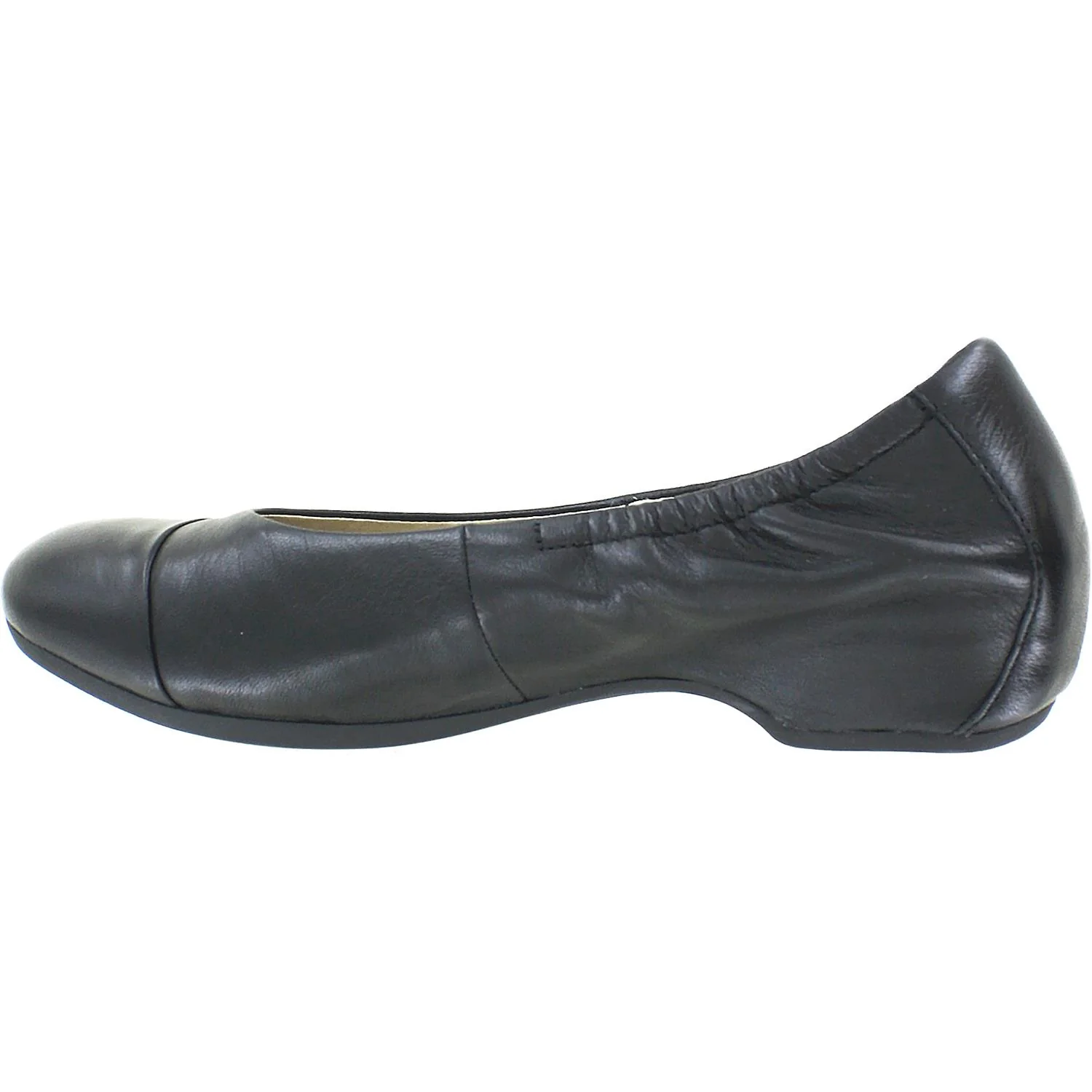 Dansko Lisanne Women's Ballerina Flats Black Milled Nappa Leather - Image 3