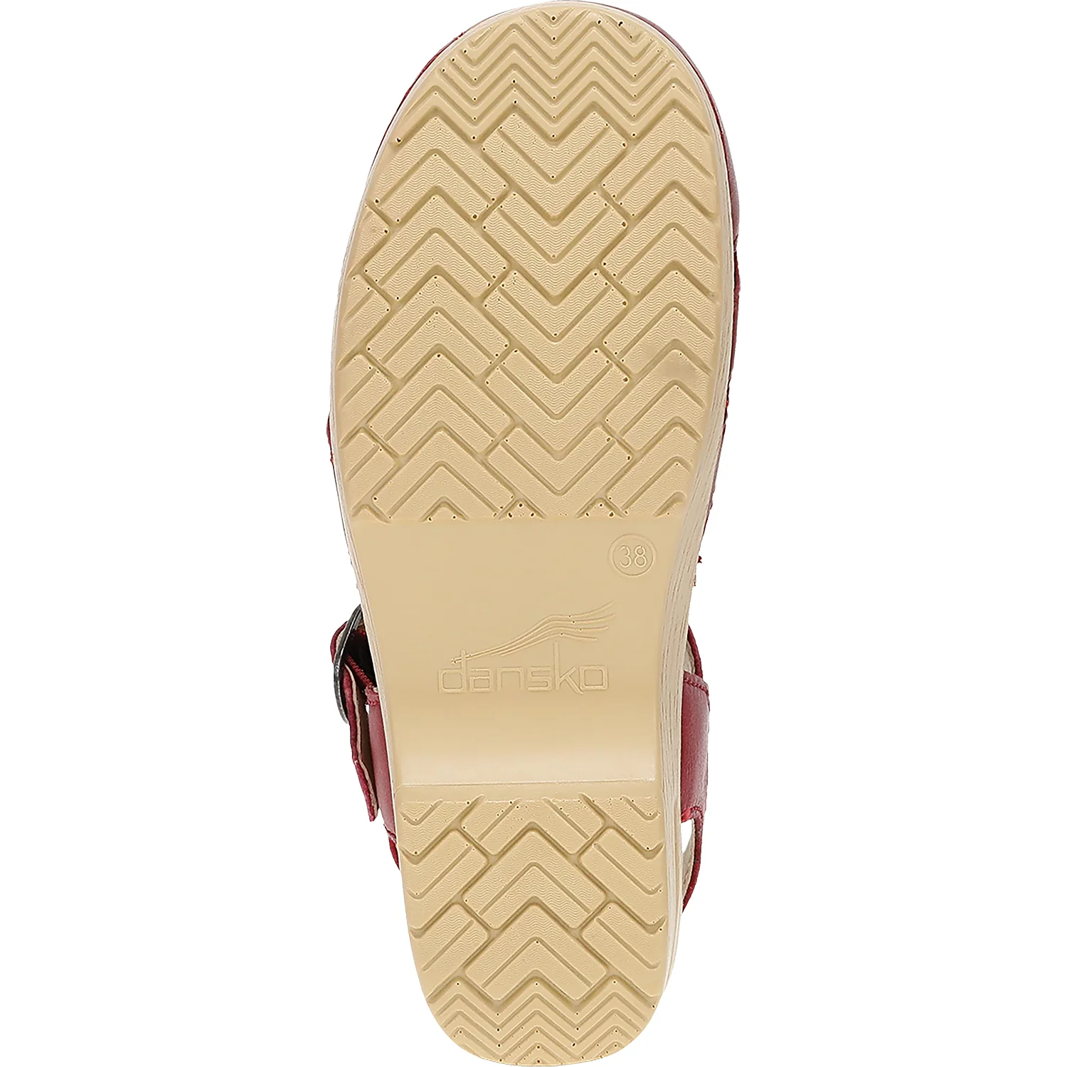 Dansko Margreta Mary Jane Clog Women's Casual Shoes Red - Image 3