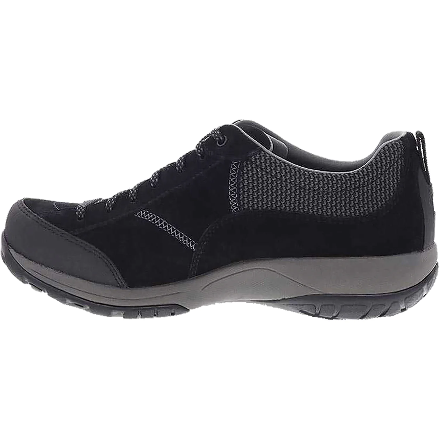 Dansko Paisley Women's Waterproof Walking Shoes Black/Black Suede - Image 3