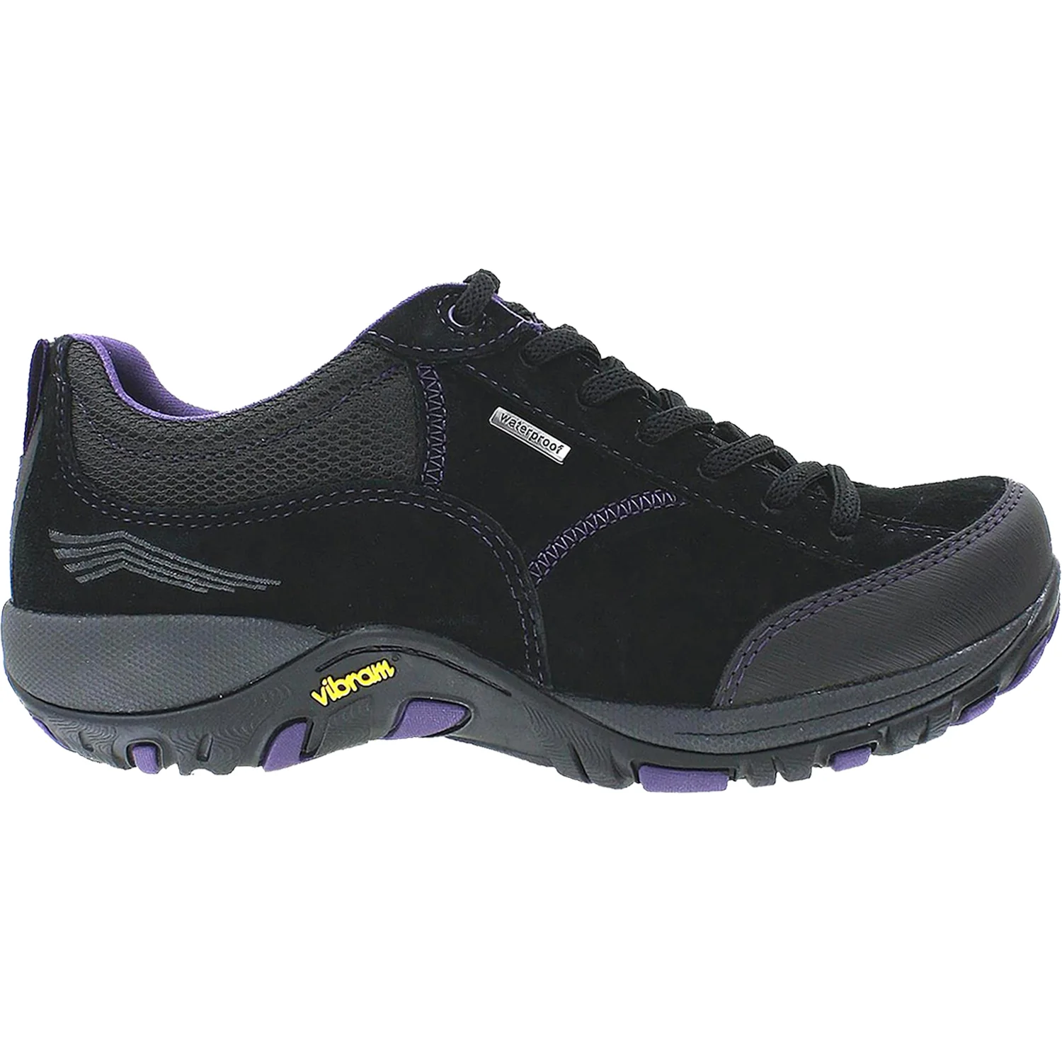 Dansko Paisley - Waterproof Women's Walking Shoes Black Suede