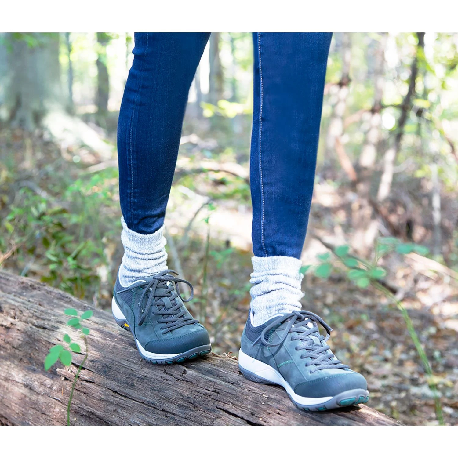 Dansko Paisley Women's Waterproof Shoes Navy Milled Nubuck - Image 6