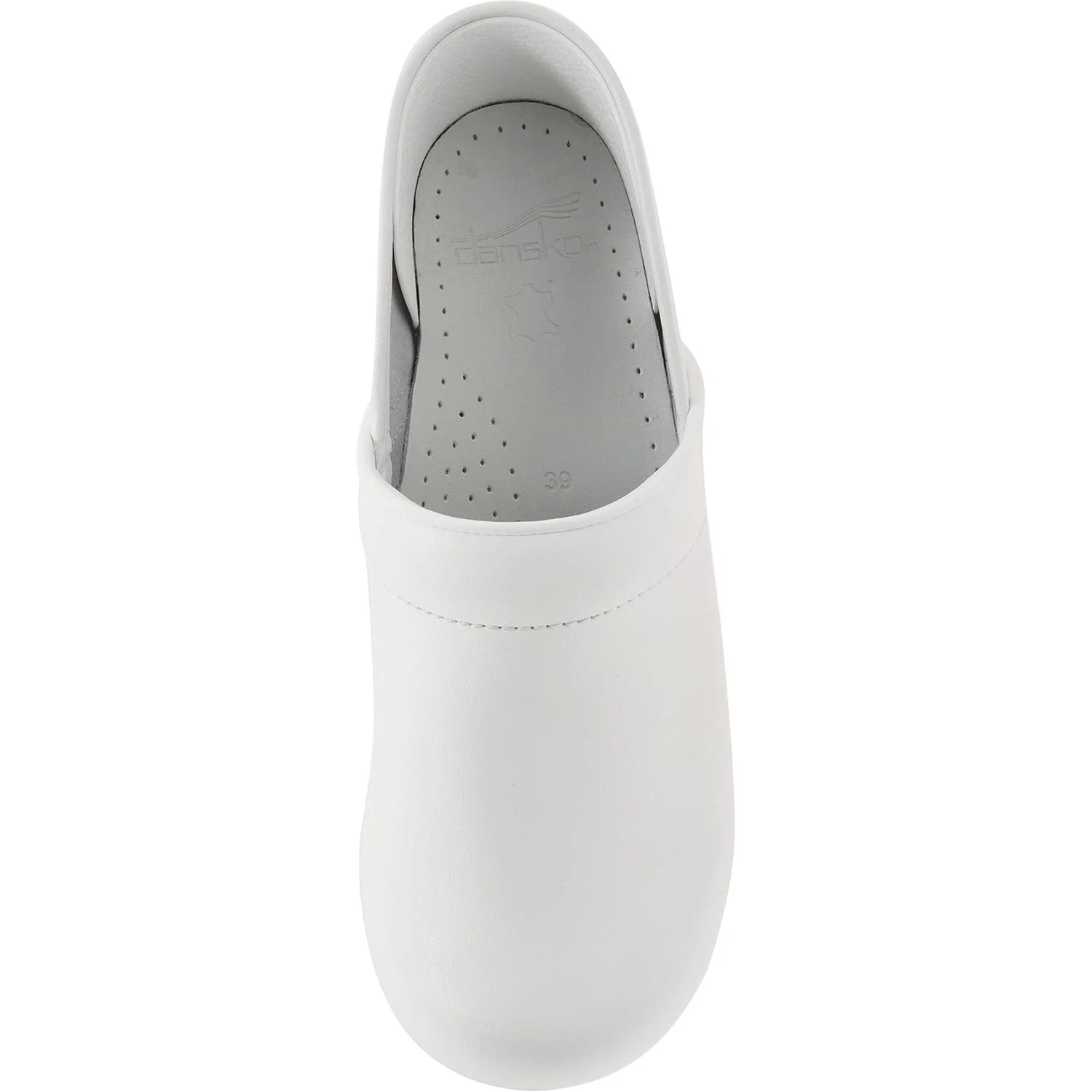 Dansko Professional Clog Women's White Box Leather - Image 2