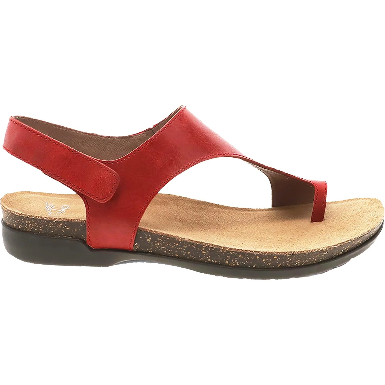 Dansko Reece Women's Sandals Red Waxy Burnished Leather